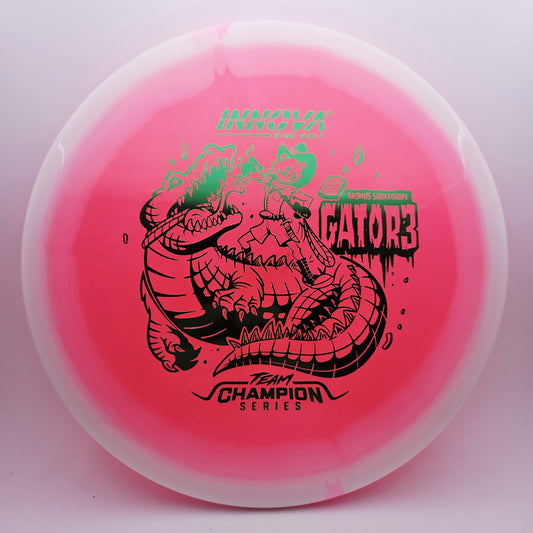 #17613 173-175g Pink / White, Rasmus Saukkoriipi Tour Series Halo Champion Gator3 - Rasmus Saukkoriipi Tour Series