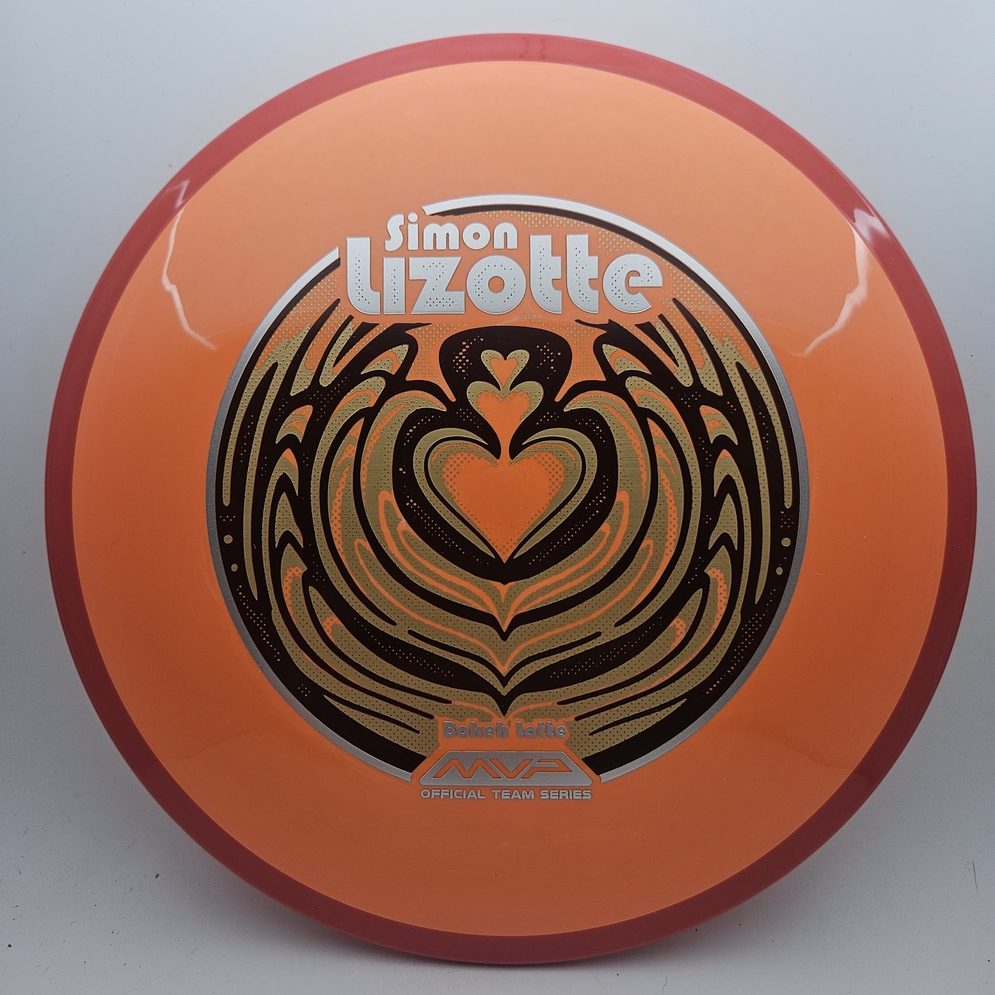 #18004 175g Peach / Red, Simon Lizotte Team Series - Bokeh Latte Neutron Bokeh - Simon Lizotte Team Series - Bokeh Latte