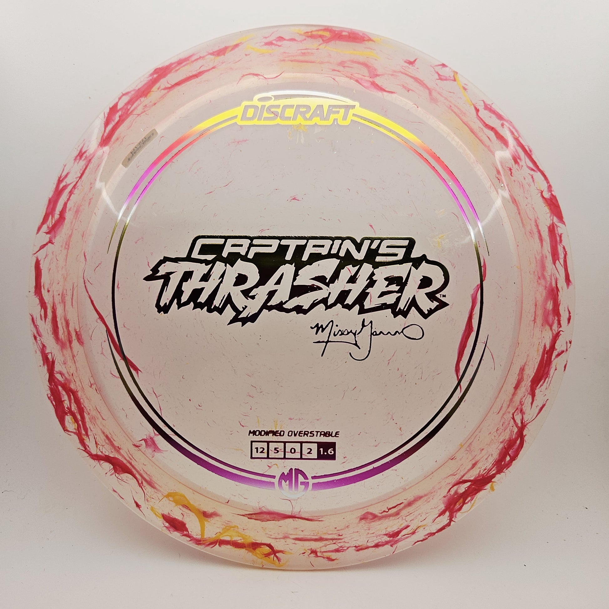 #14391 170-172g Pink, Missy Gannon Z Jawbreaker Captain's Thrasher
