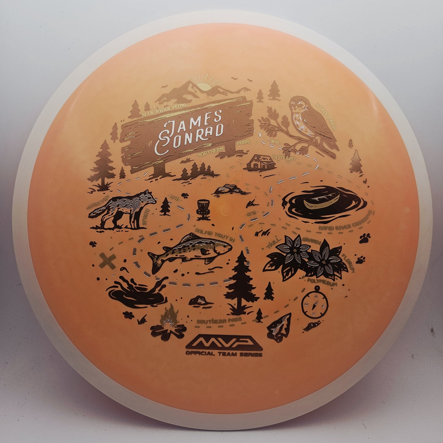 #18828 160g Orange, James Conrad Team Series Fission Trail - James Conrad Team Series