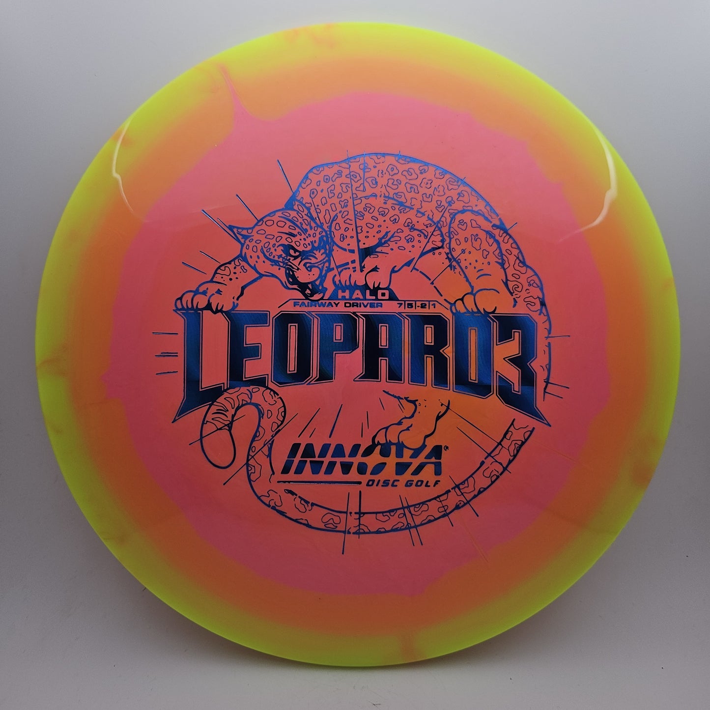 #9524 171g Pink / Yellow Halo Star Leopard3