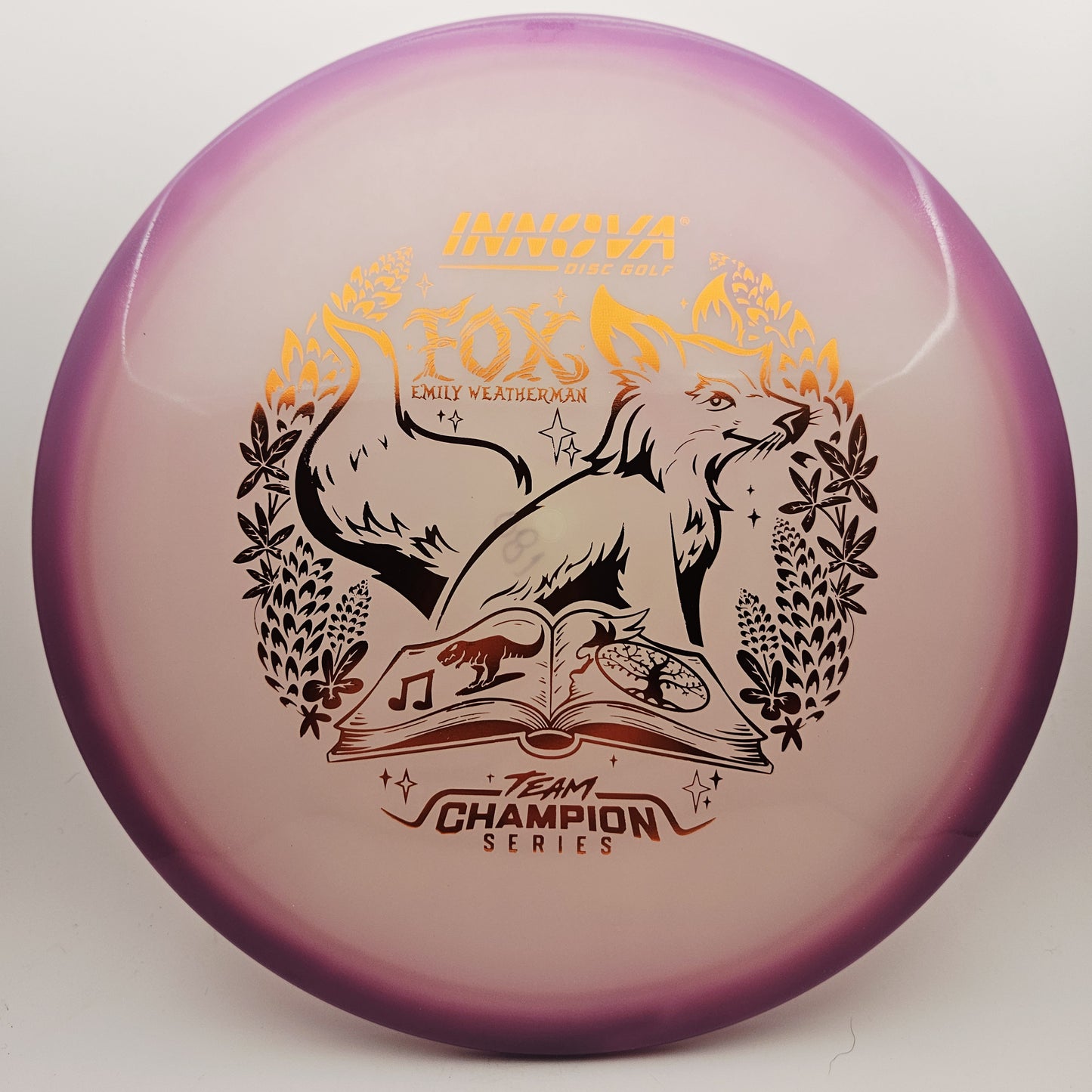 #17598 180g Purple / Glow, Emily Weatherman Tour Series Proto Glow Halo Champion Fox - Emily Weatherman Tour Series