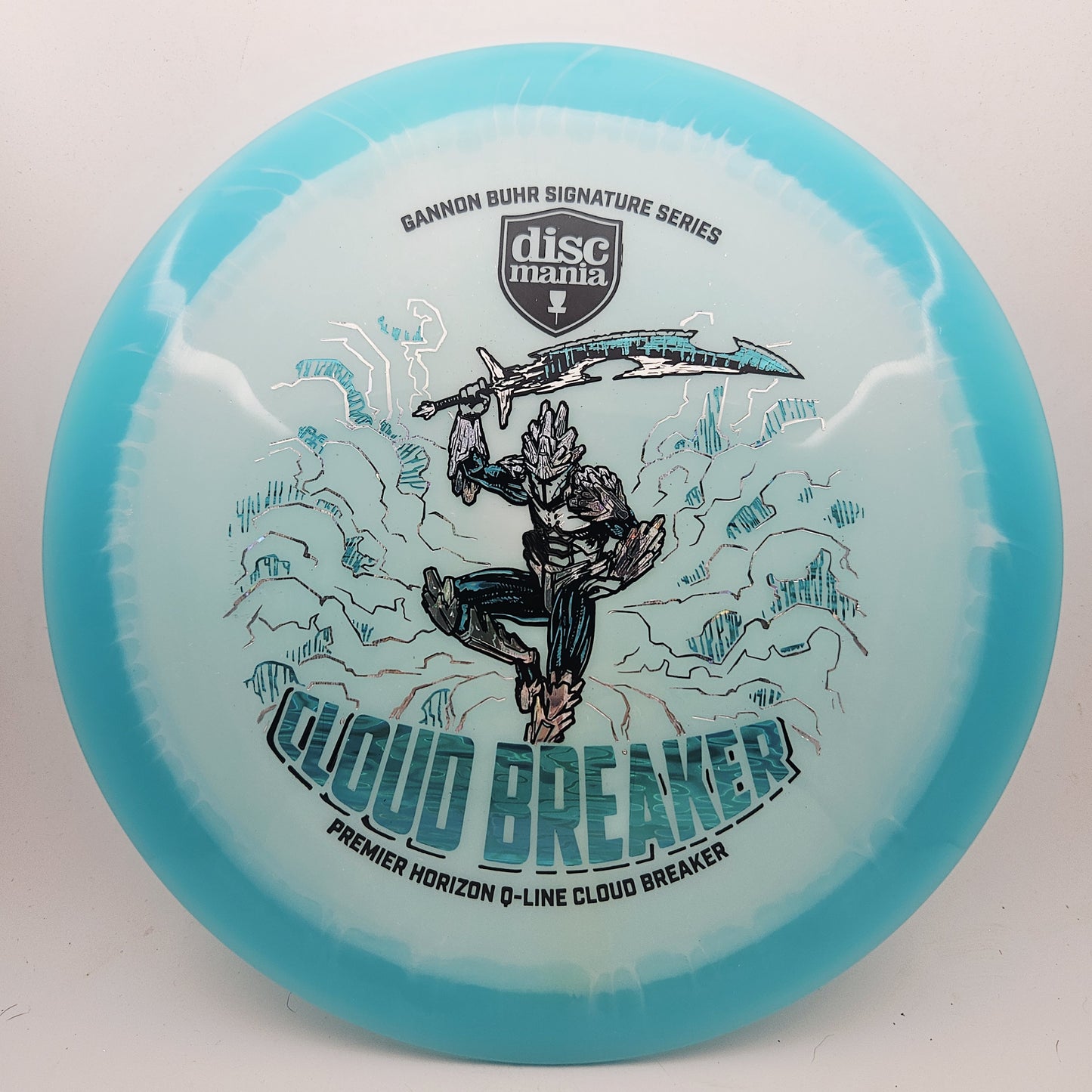 #19581 175g White / Turquoise, Gannon Buhr Signature Series Premier Horizon Q-Line Cloud Breaker - Gannon Buhr Signature Series Premier