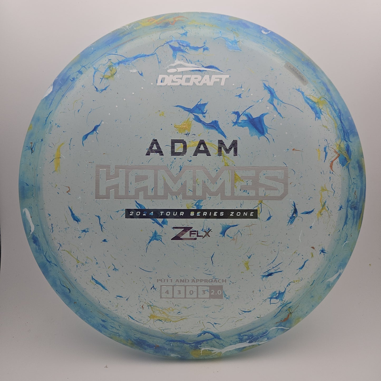 #7692 173-174g Blue, Adam Hammes Tour Series Jawbreaker Z Flx Zone