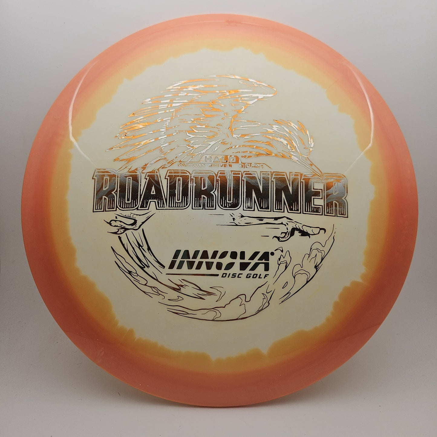 #9417 163g White / Orange Halo Star Roadrunner