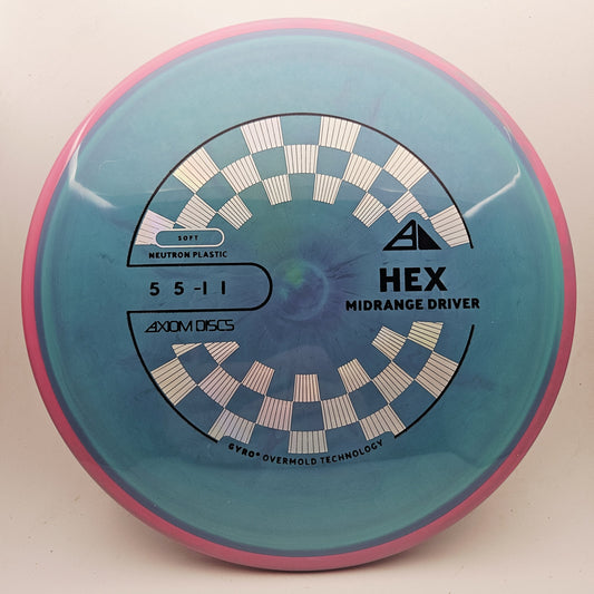 #19861 177g Teal / Pink PLC Neutron Soft Hex