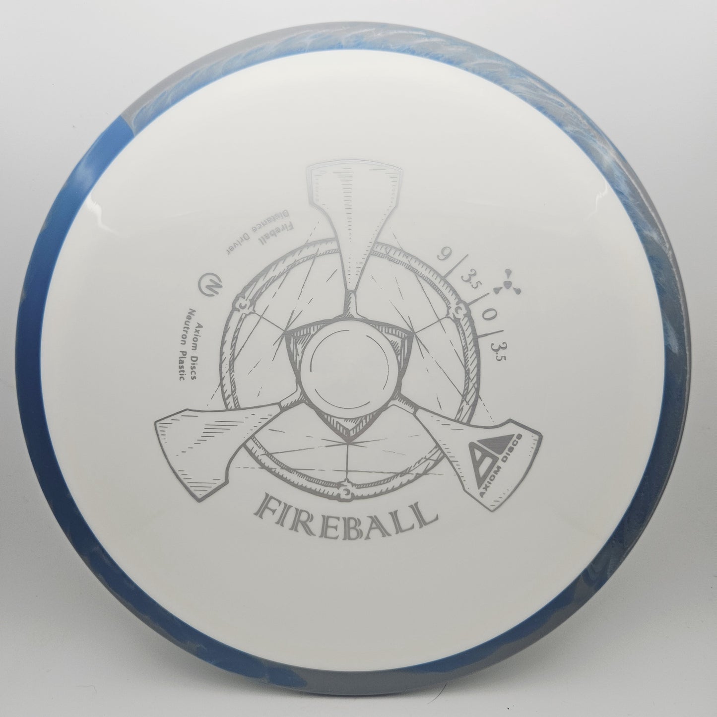 #13484 172g White / Blue Neutron Fireball