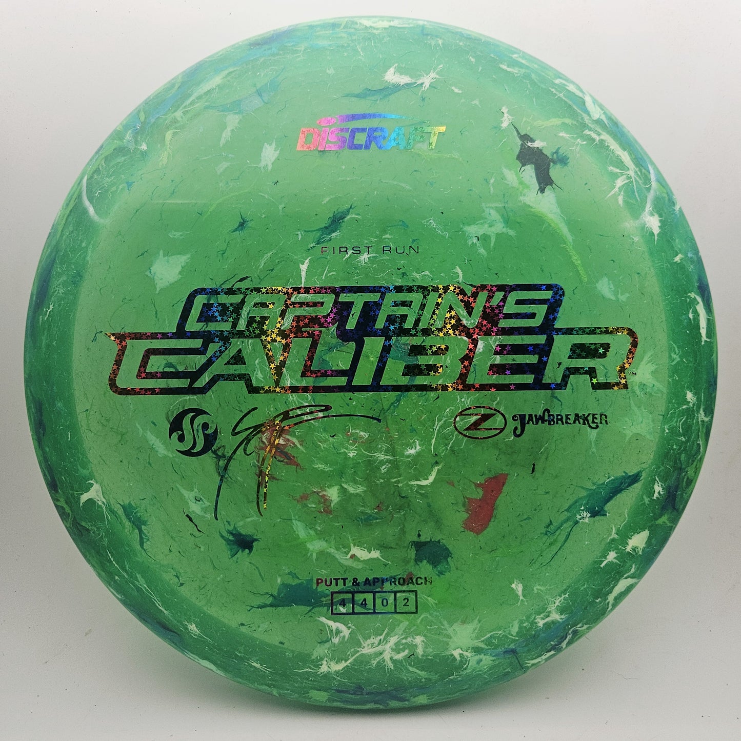 #20722 173-174g Green, First Run Z Jawbreaker Captains Caliber - First Run