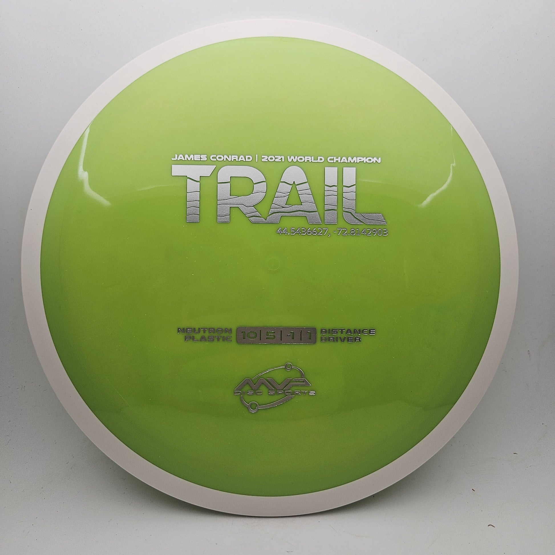 #19168 167g Green PLC Neutron Trail