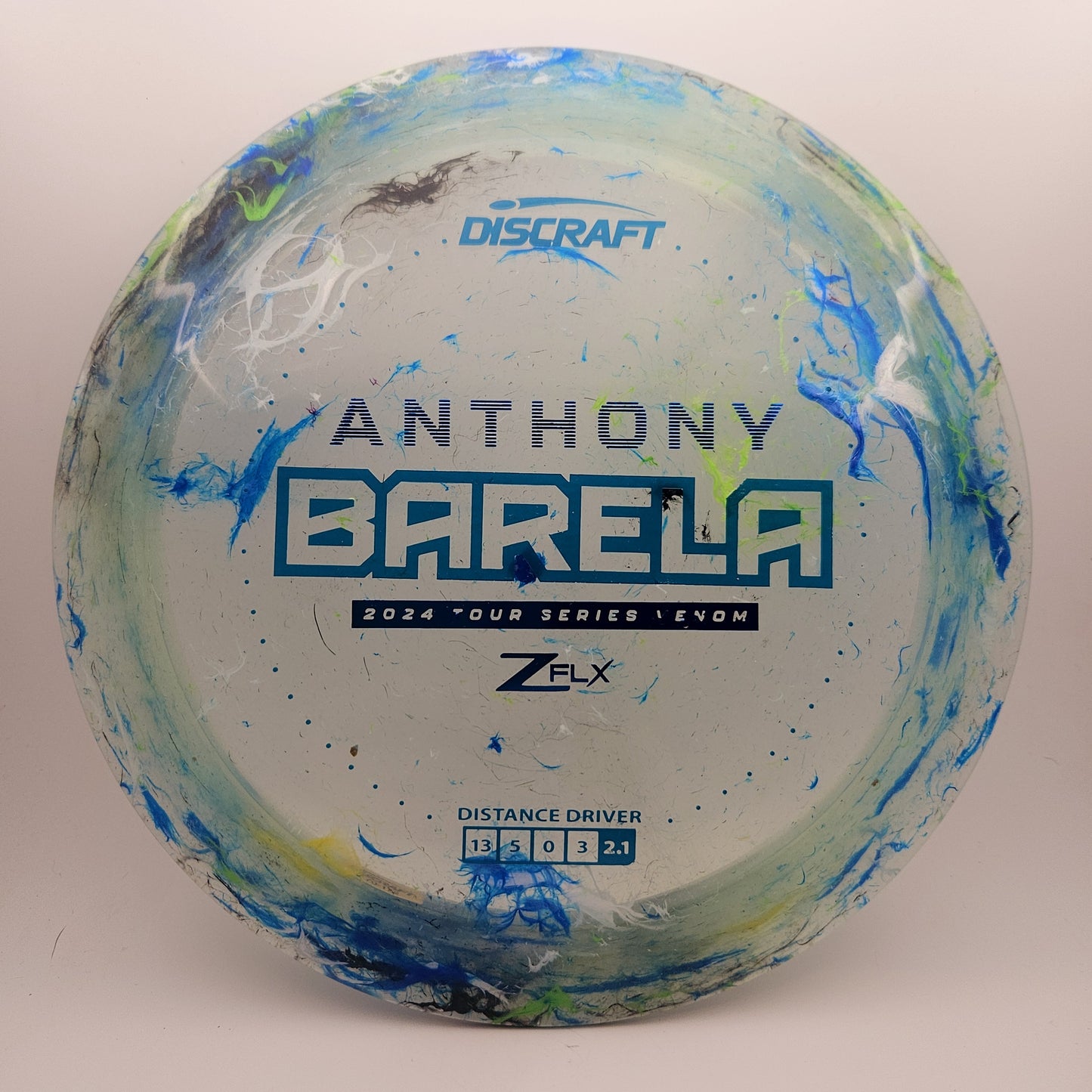 #10613 170-172g Blue, Anthony Barela Tour Series Jawbreaker Z Flx Venom