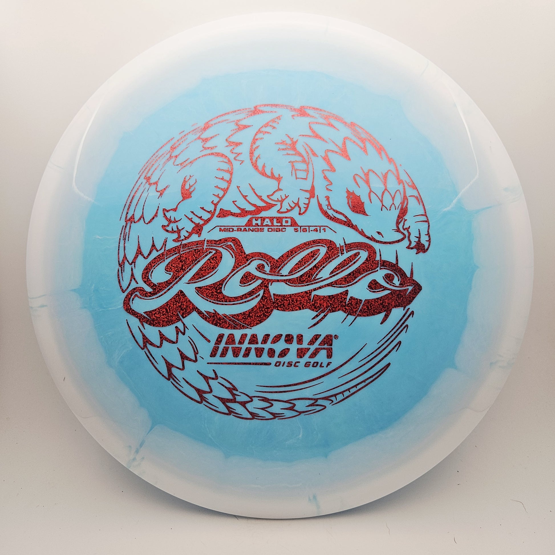 #16721 165g Blue / White Halo Star Rollo