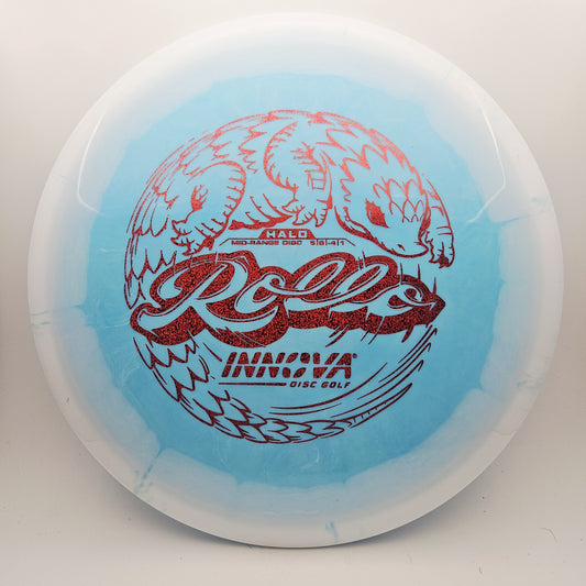 #16721 165g Blue / White Halo Star Rollo