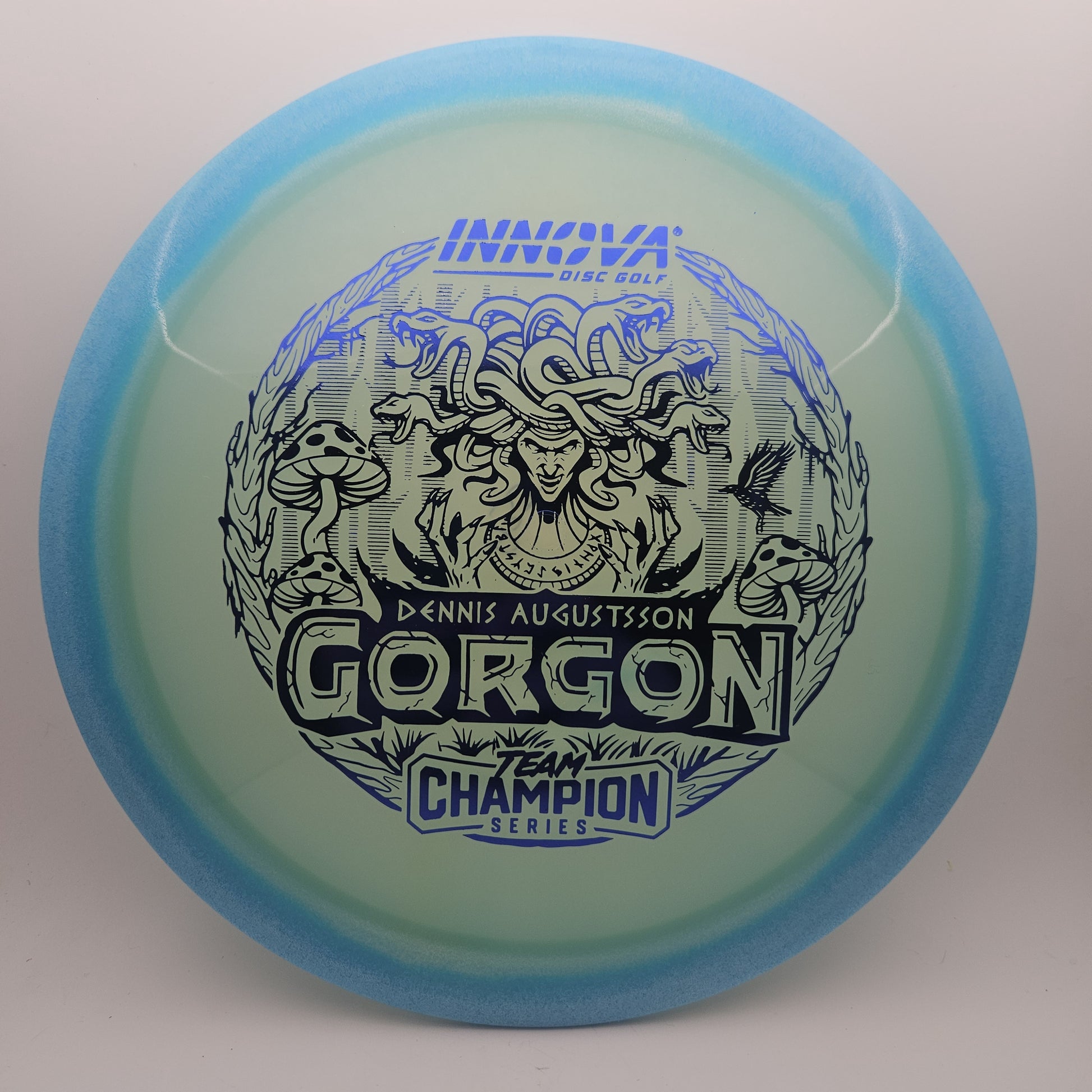 #10503 173-175g Blue, Dennis Augustsson Team Series Proto Glow Halo Champion Gorgon