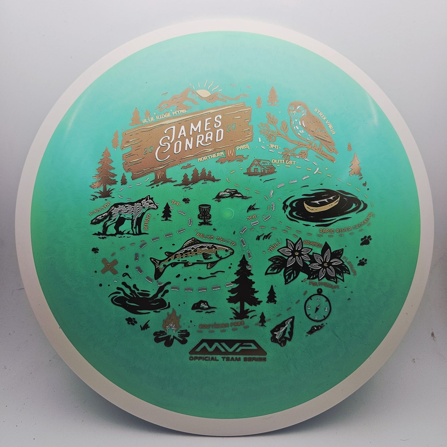 #18835 158g Green, James Conrad Team Series Fission Trail - James Conrad Team Series