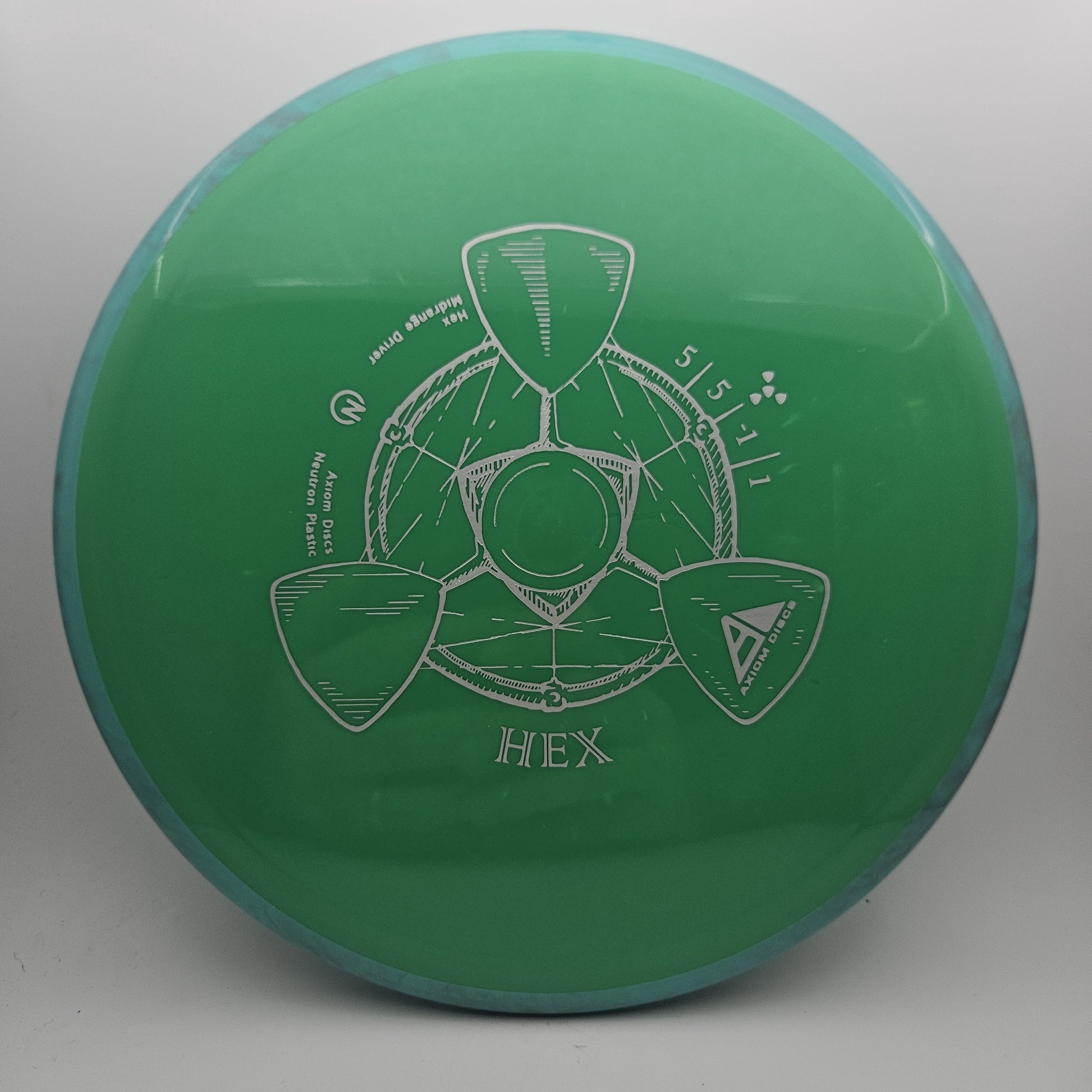 #9891 169g Green / Teal Neutron Hex