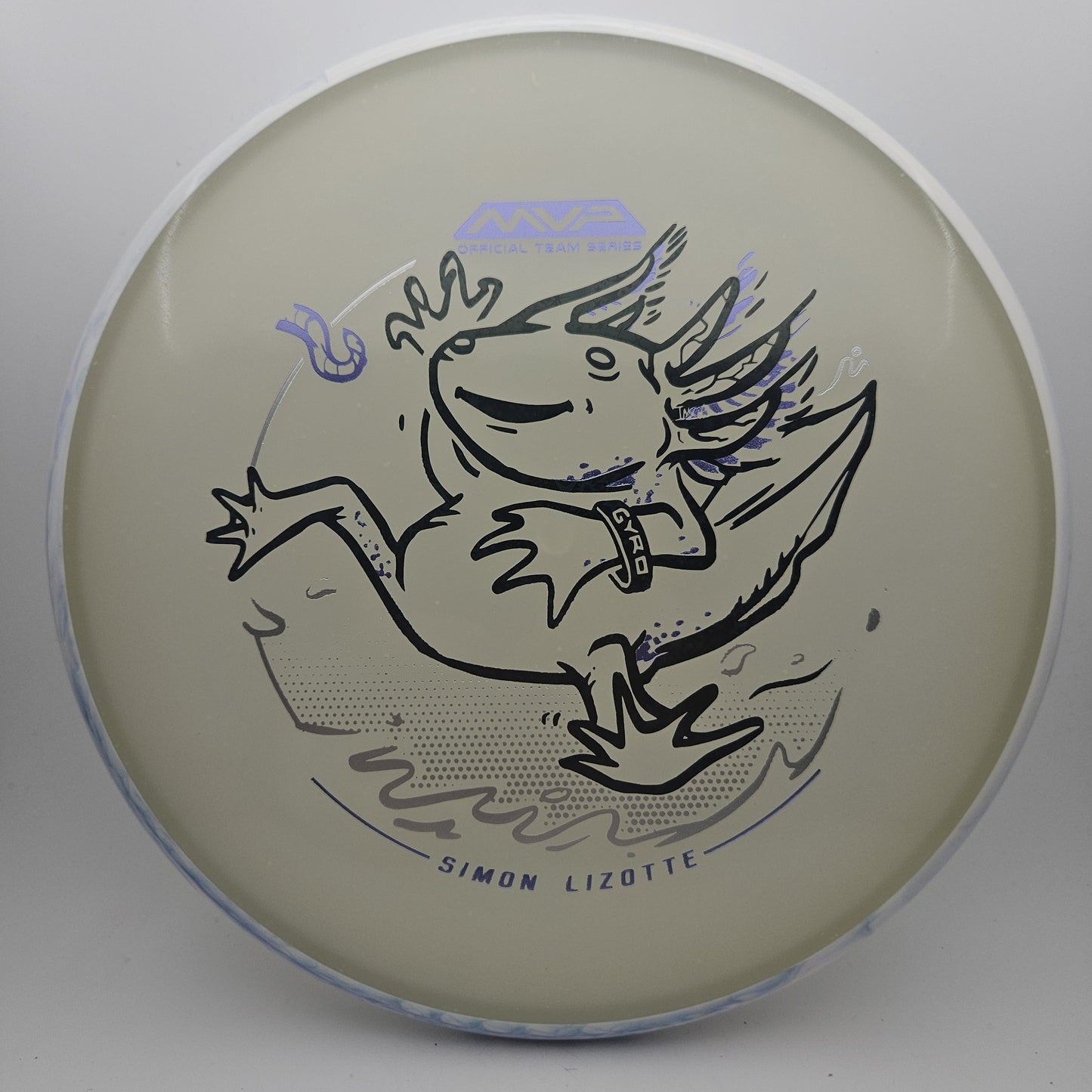 #16300 173g Off-White / Blue Glow, Simon Lizotte Tour Series Particle Eclipse Pixel