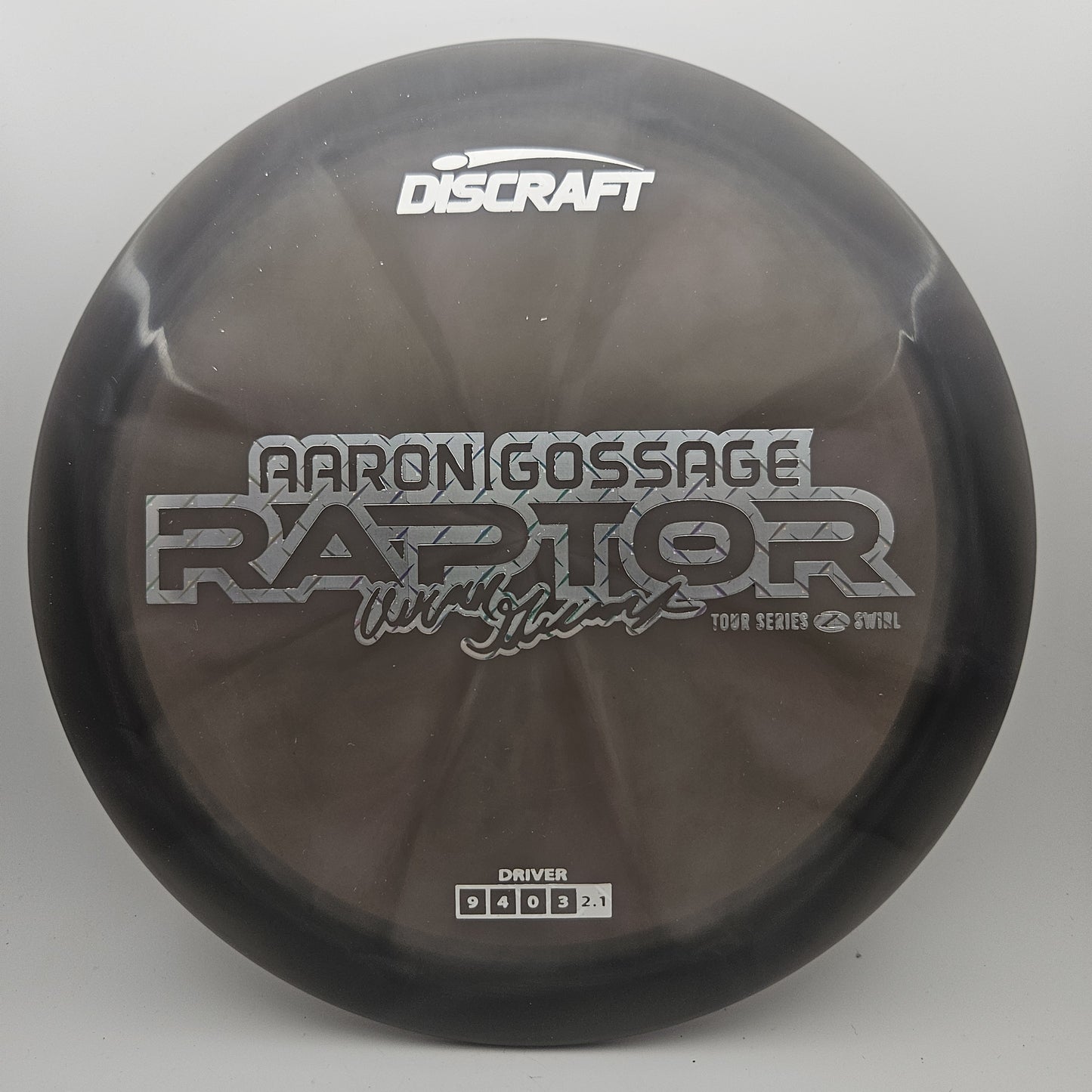 #16211 173-174g Black, Aaron Gossage Tour Series Z Swirl Raptor - Aaron Gossage Tour Series