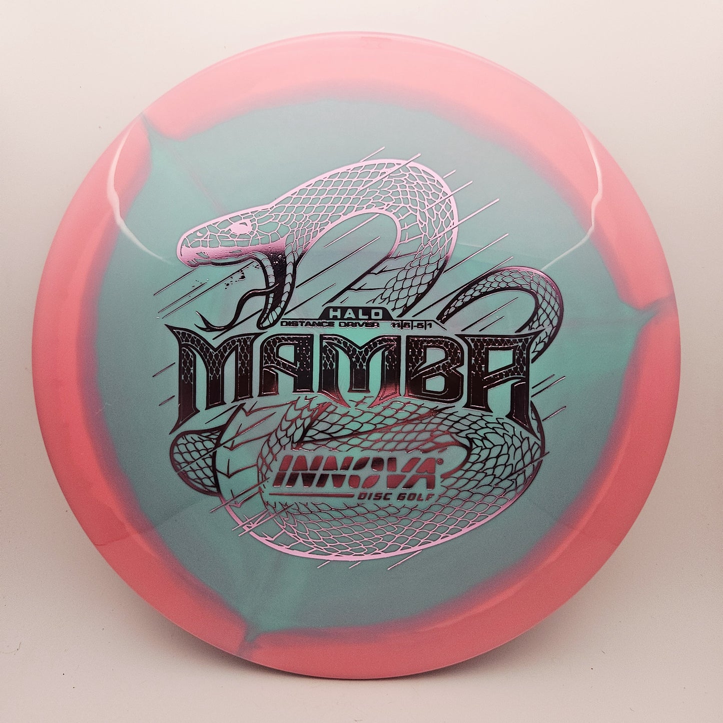 #14773 161g Blue / Pink Halo Star Mamba