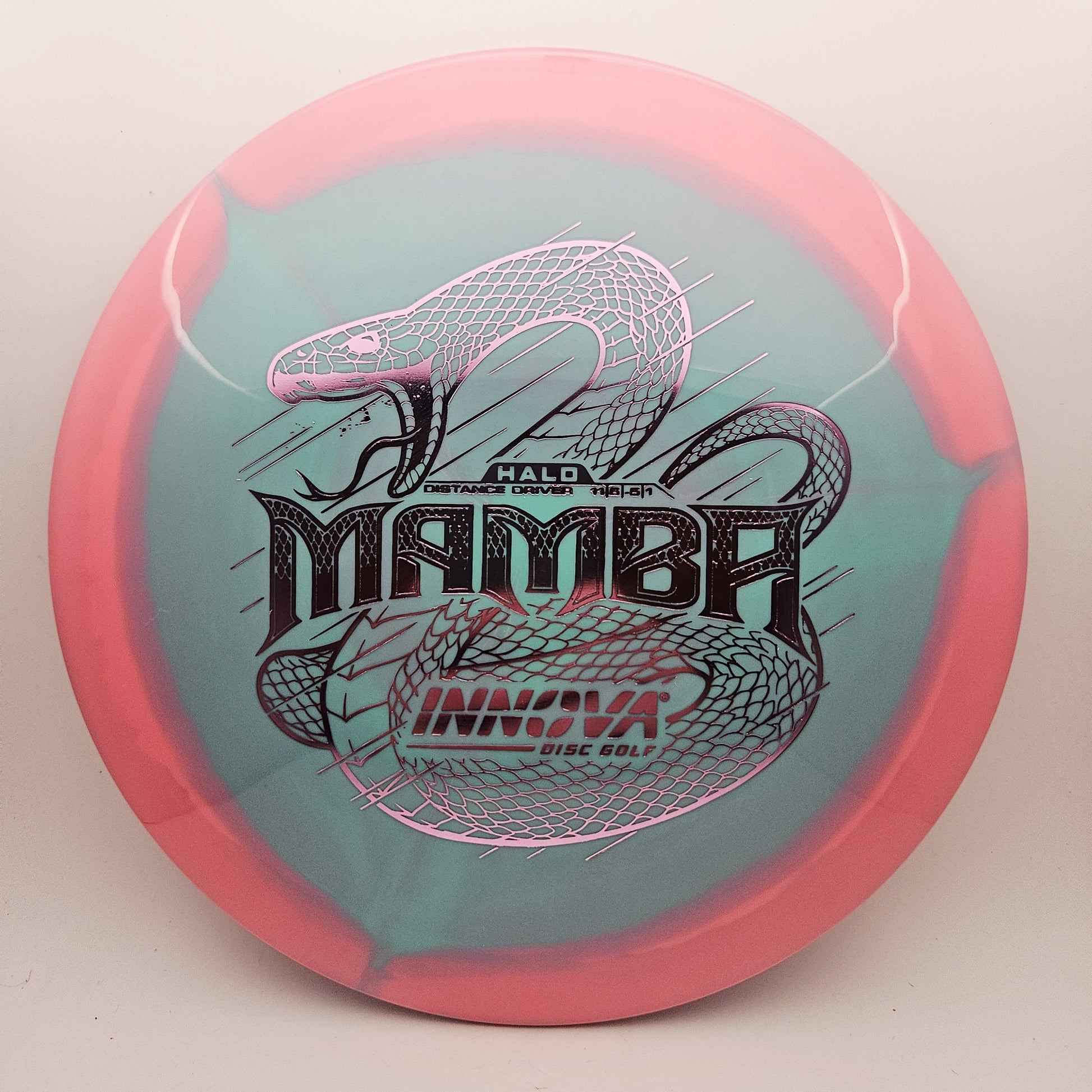 #14773 161g Blue / Pink Halo Star Mamba