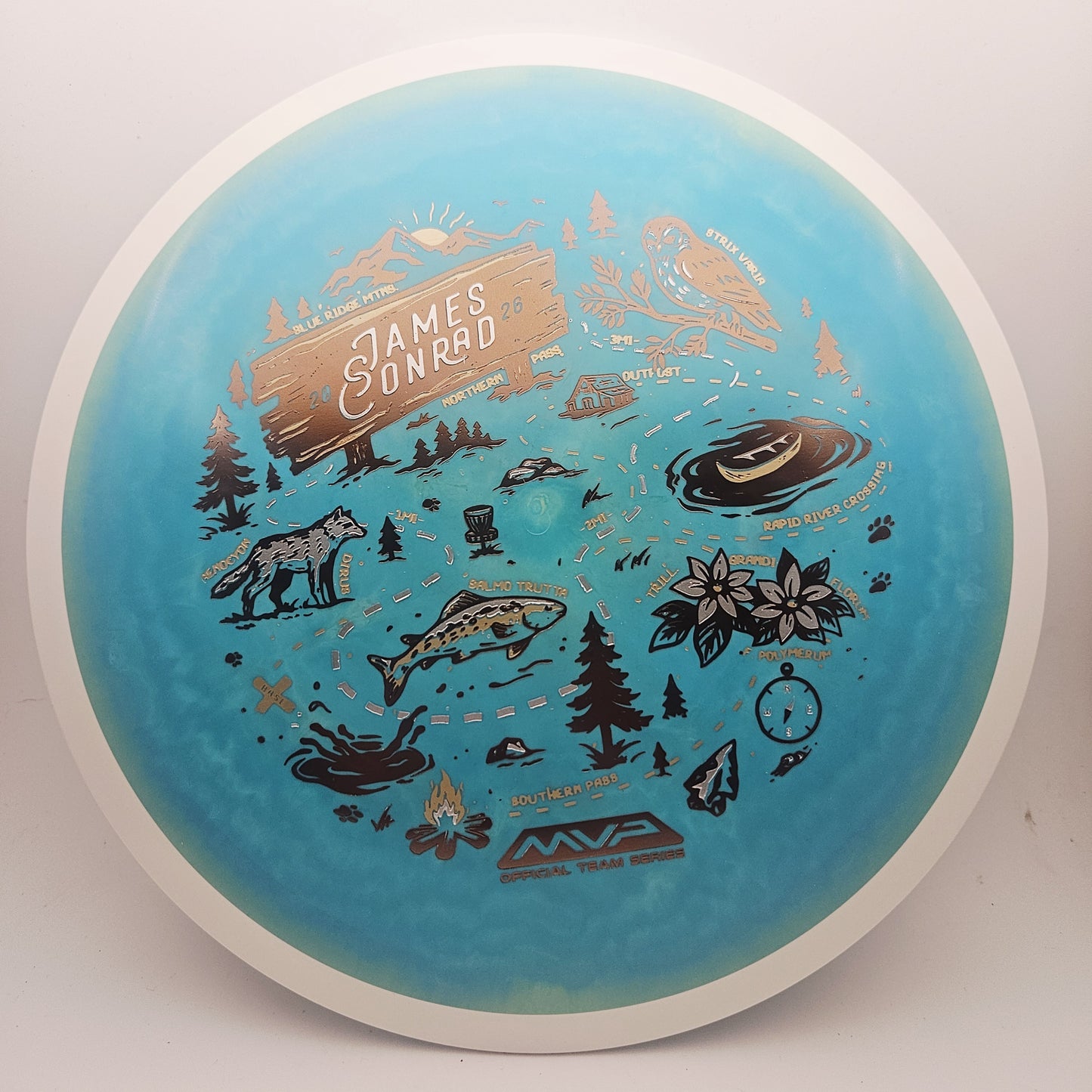 #18818 148g Teal, James Conrad Team Series Fission Trail - James Conrad Team Series