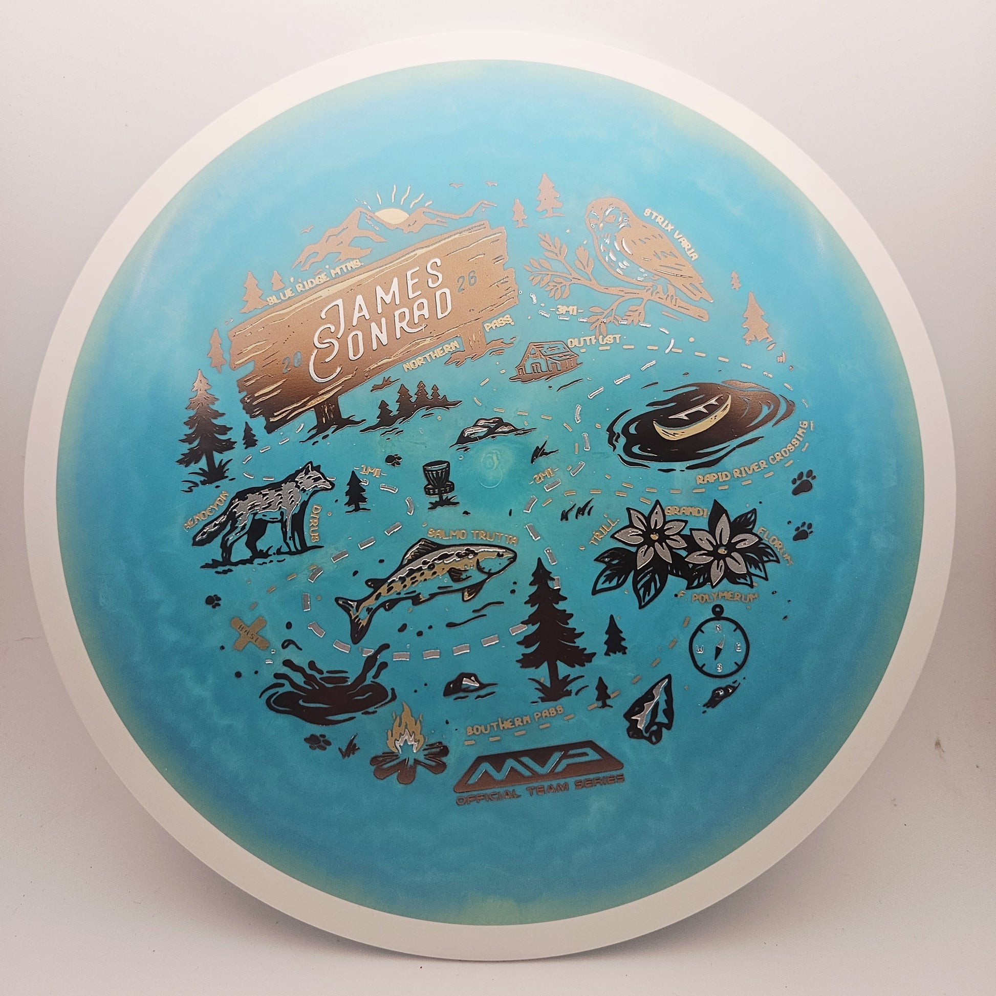 #18818 148g Teal, James Conrad Team Series Fission Trail - James Conrad Team Series