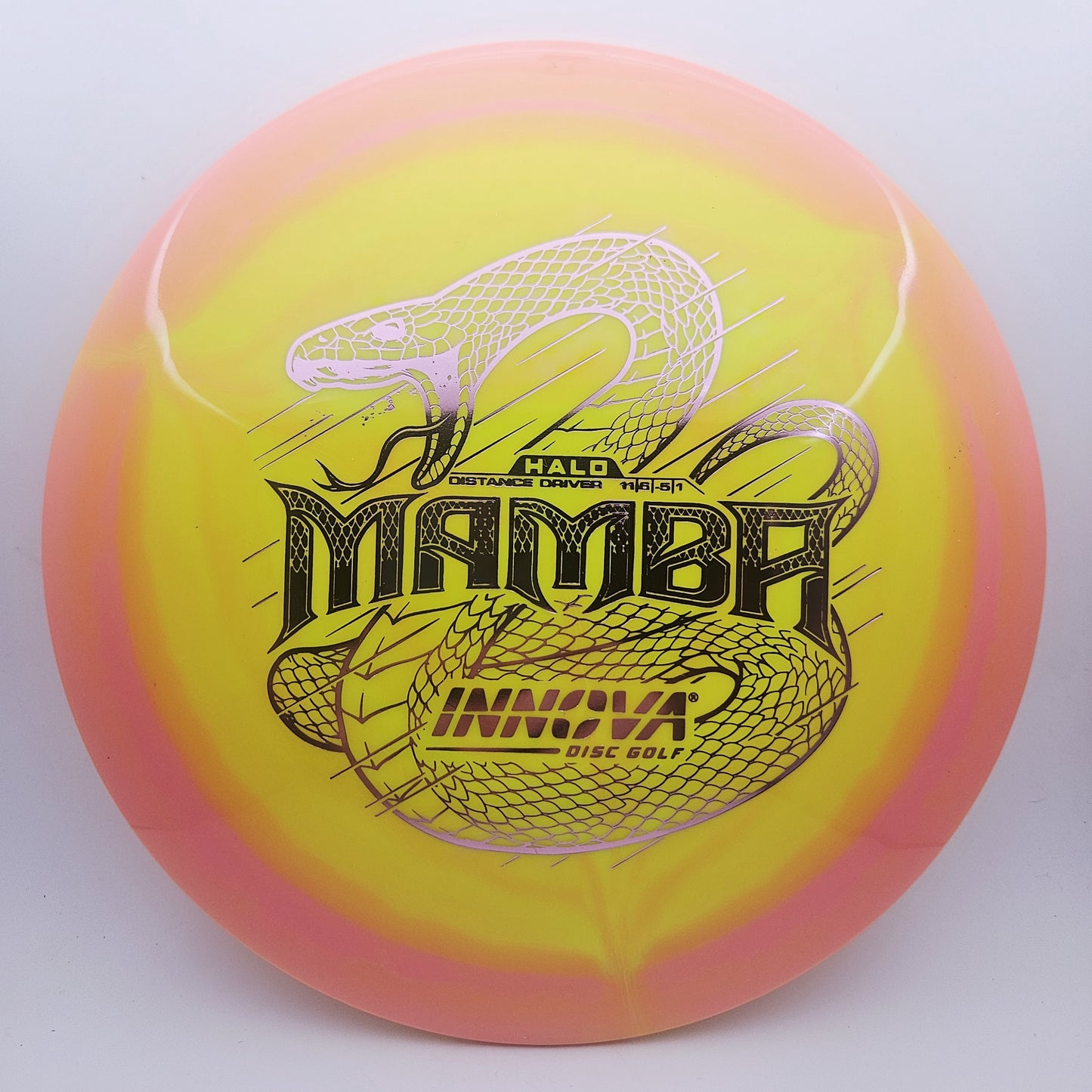 #16149 163g Yellow / Orange Halo Star Mamba