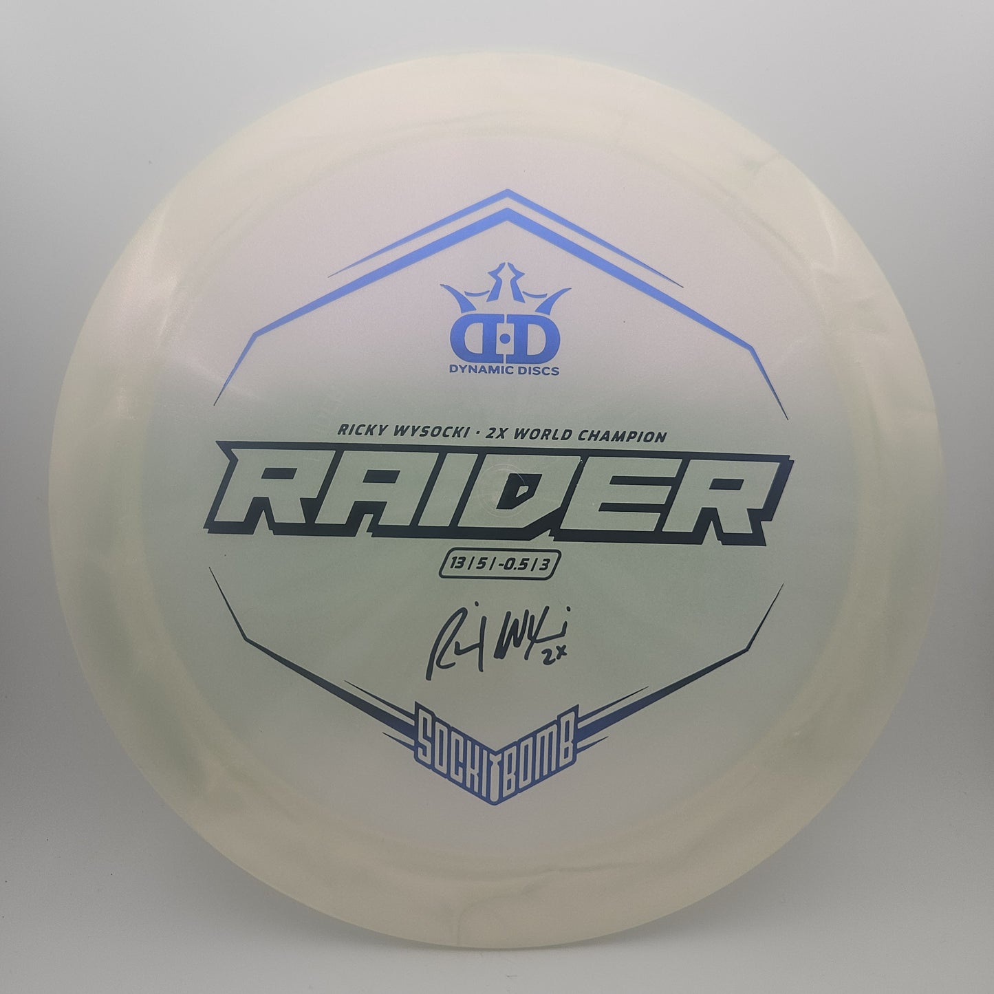 #15591 169g White, Ricky Wysocki Lucid-Ice Glimmer Raider