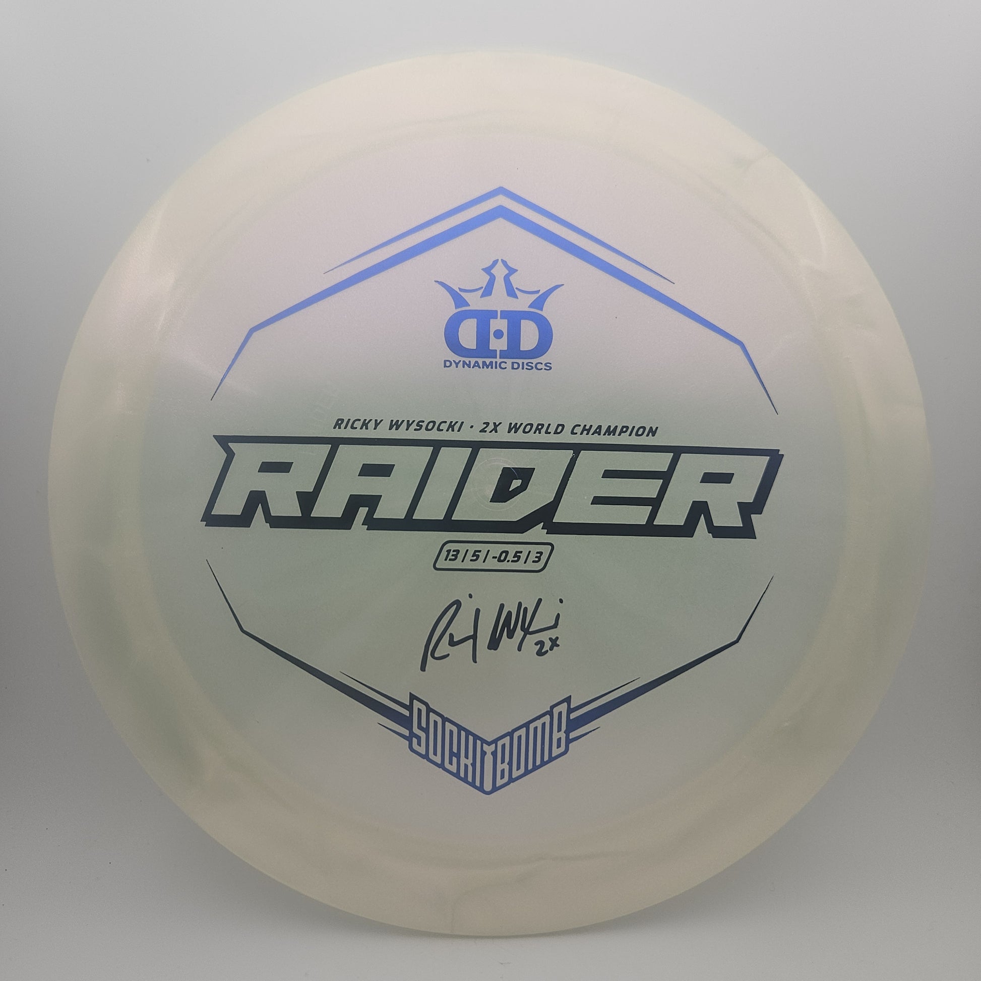 #15591 169g White, Ricky Wysocki Lucid-Ice Glimmer Raider