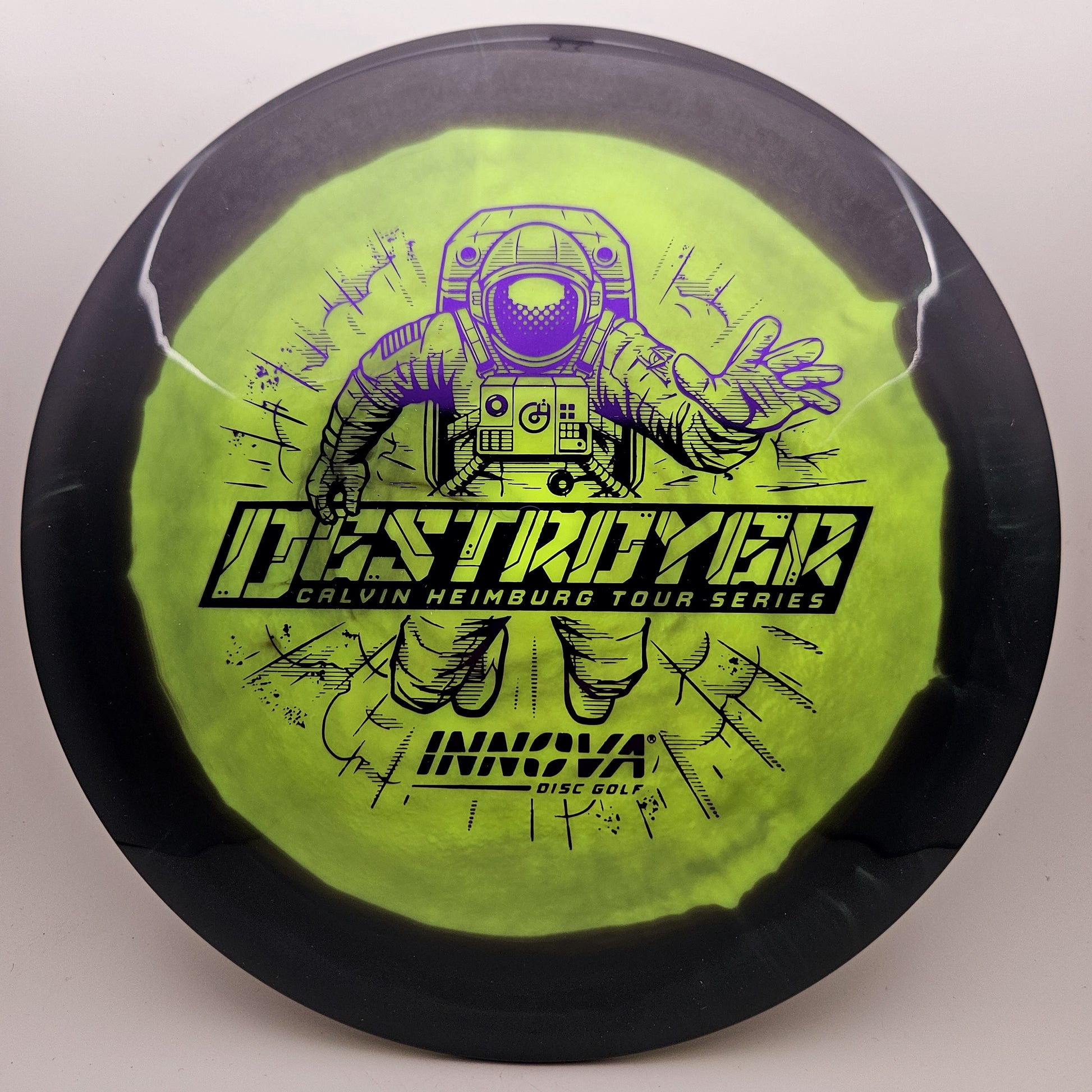 #12066 173-175g Black / Green, Purple Foil, Calvin Heimburg Tour Series Halo Star Destroyer - Calvin Heimburg Tour Series