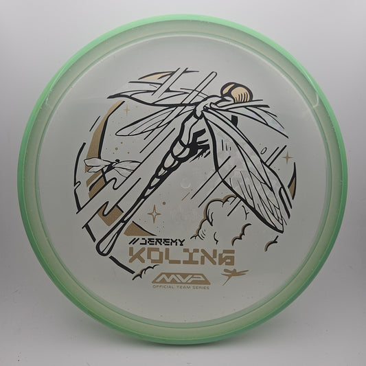 #10735 169g Clear / Green, Jeremy Koling Tour Series Particle Glow Proton Tempo - Jeremy Koling Tour Series