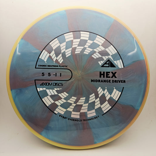 #21094 177g Blue / Yellow PLC Cosmic Neutron Hex