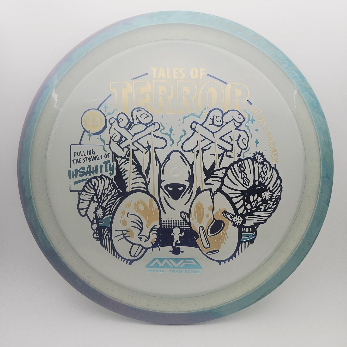#15508 172g Clear / Teal, Tales of Terror - Halloween 2025 - Silva Saarinen Particle Glow Proton Insanity