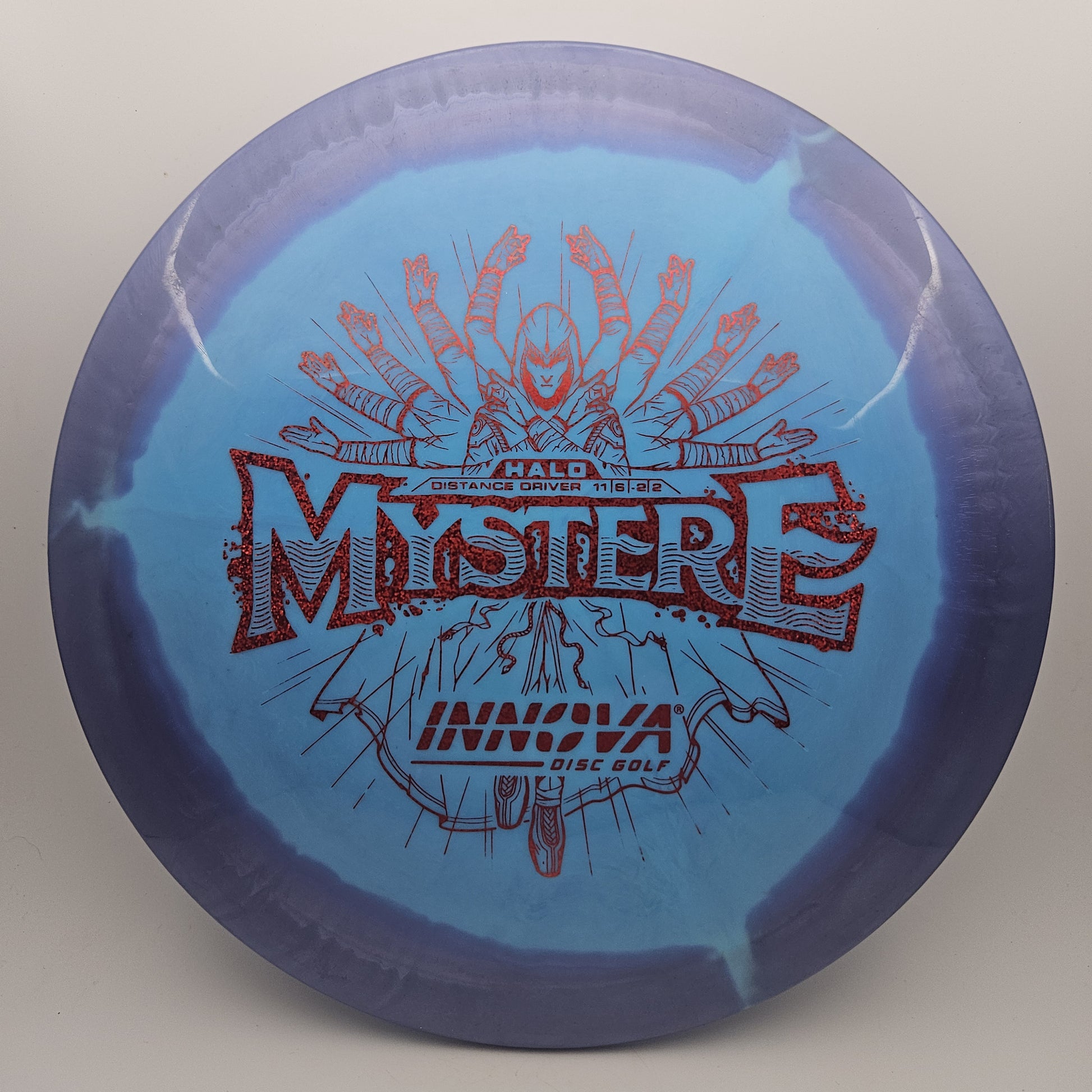 #13981 169g Blue / Purple Halo Star Mystere