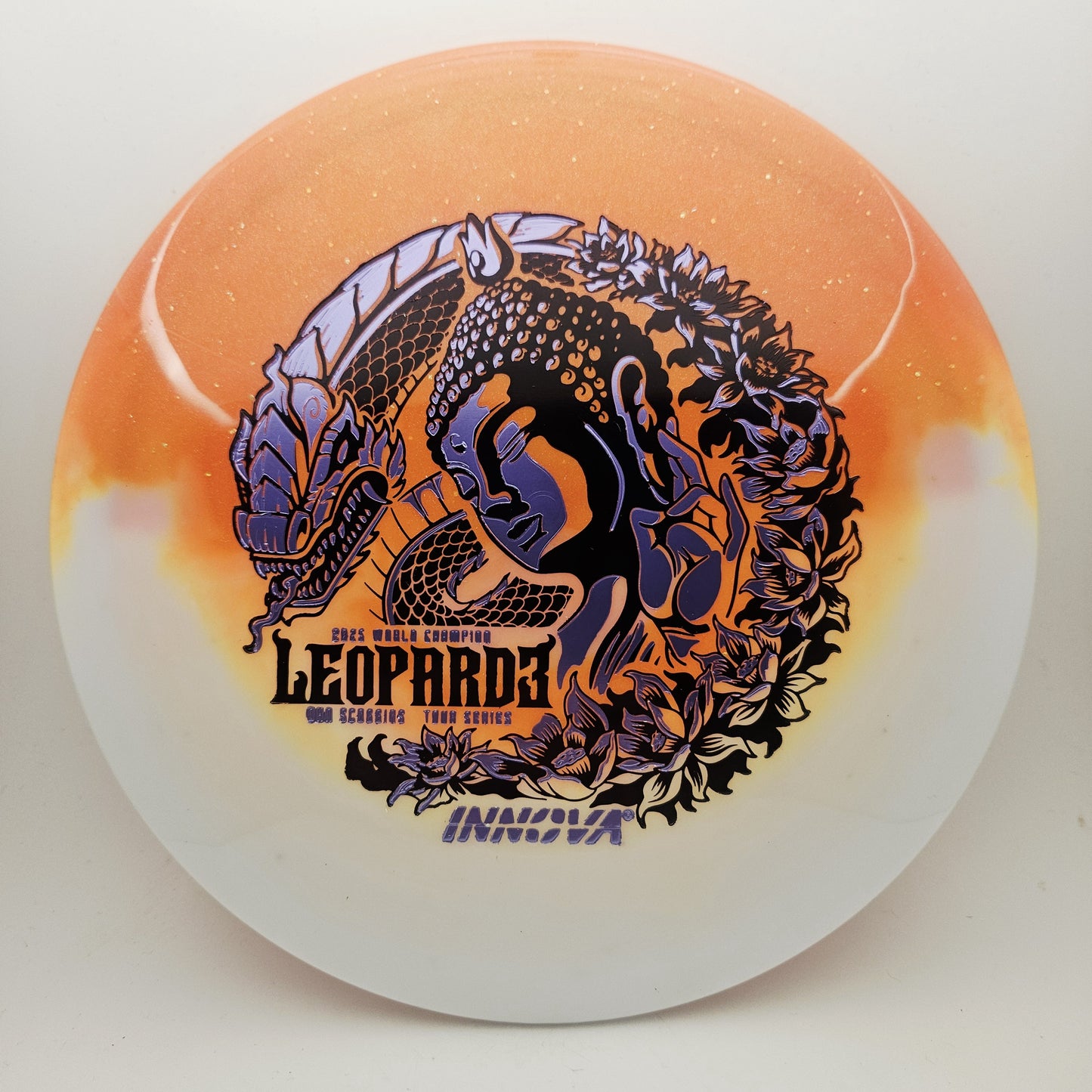 #18317 173-5g Orange / White, Ohn Scoggins Tour Series Duo Leopard3 - Ohn Scoggins Tour Series