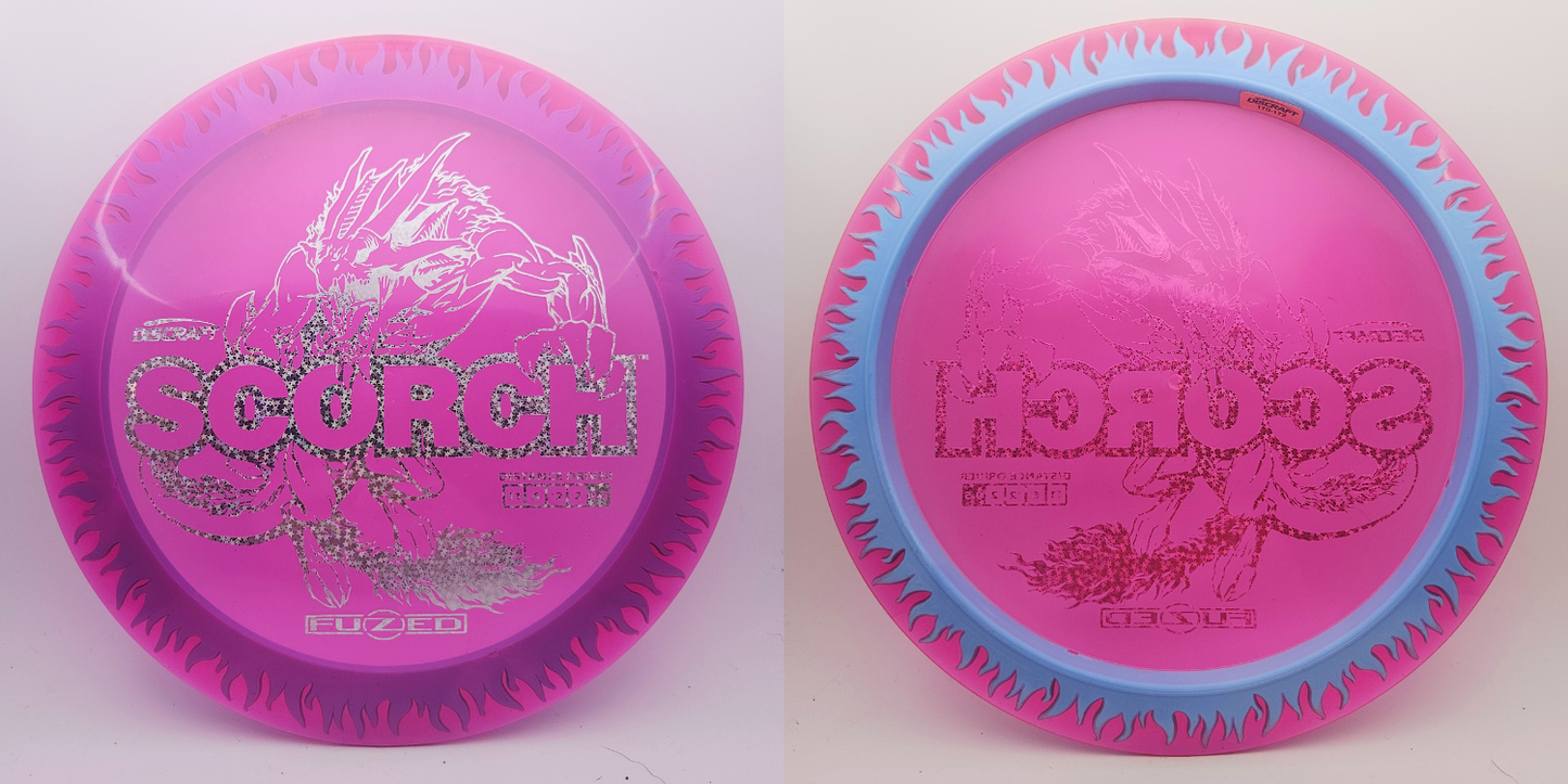 #17539 170-172g Pink / Blue, Flames FuZed Scorch - Flames