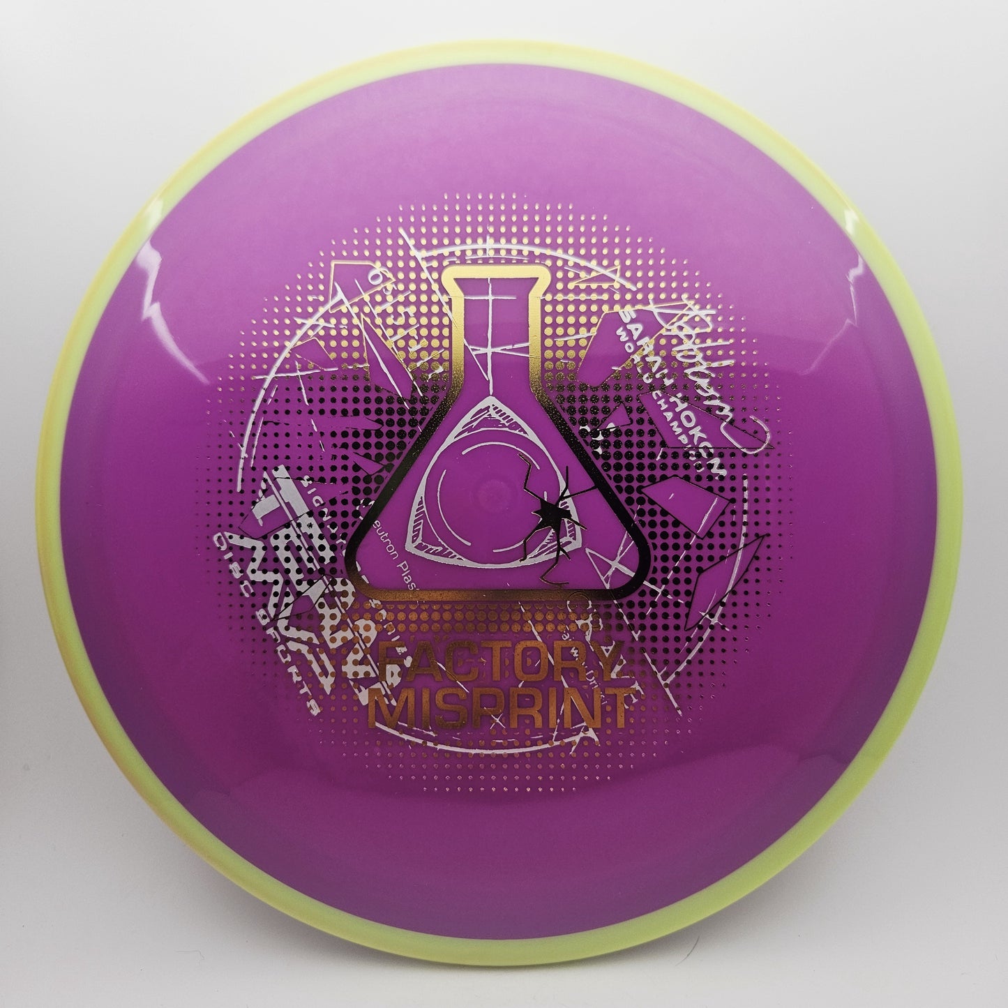 #13535 163g Purple / Green, Misprint Neutron Crave - Misprint