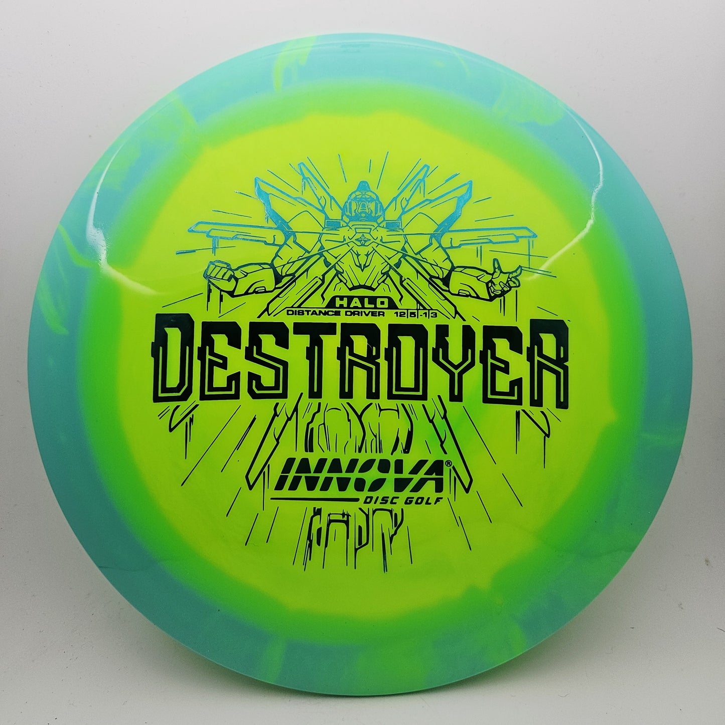 #18312 173-5g Dayglo / Blue Halo Star Destroyer
