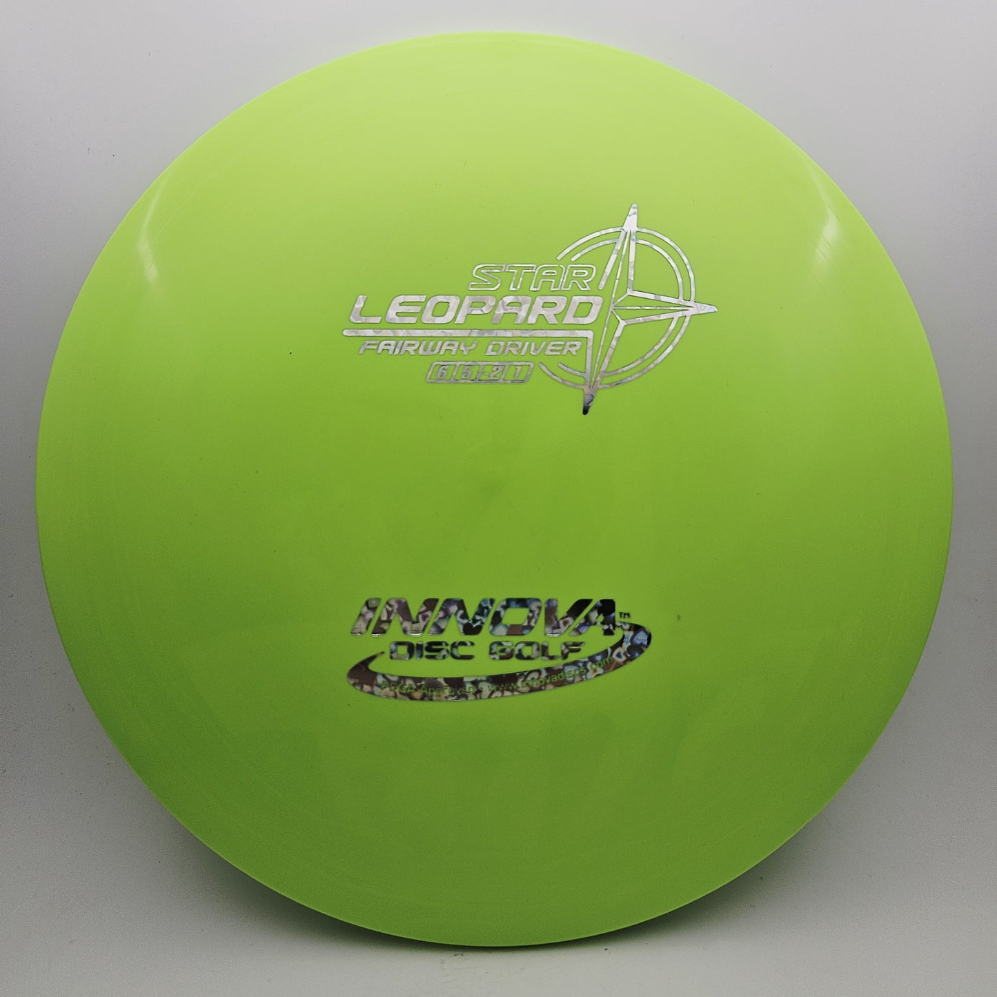 #13243 171g Dayglo Star Leopard