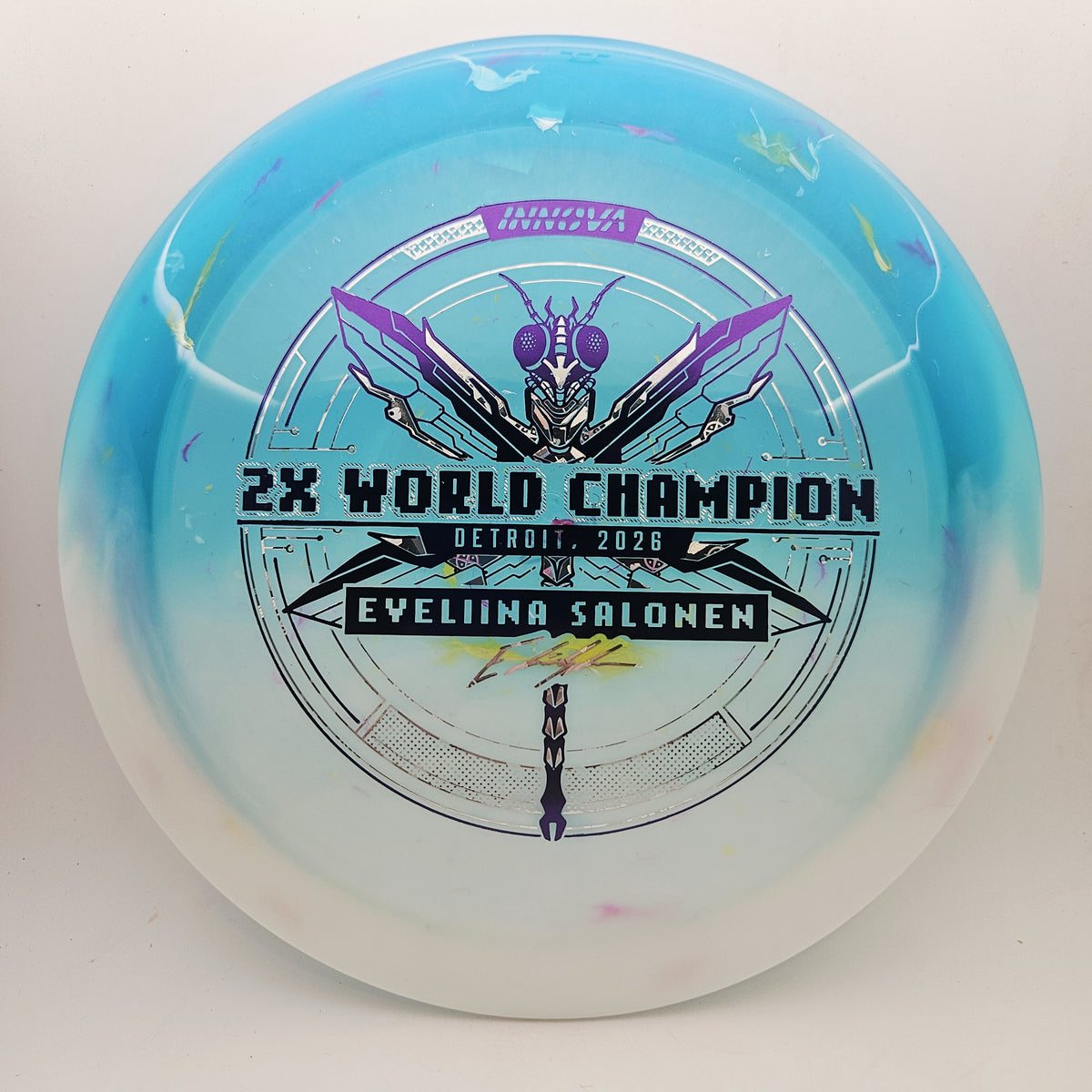 #21011 173-5g Blue, Eveliina Salonen World Champion Party Time Duo Destroyer - Eveliina Salonen World Champion