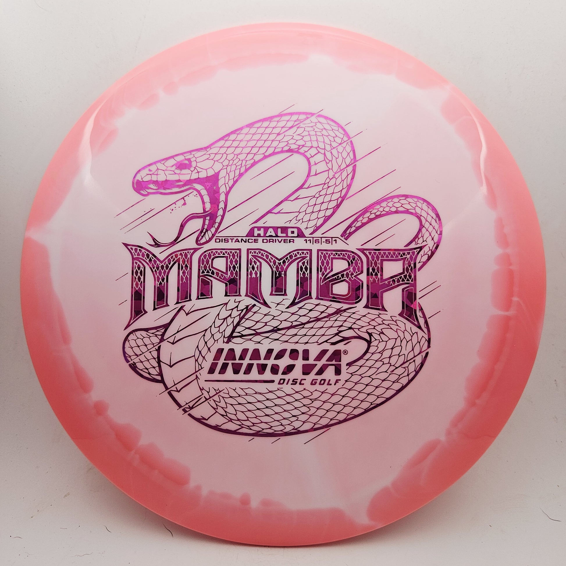 #19666 157g White / Pink Halo Star Mamba