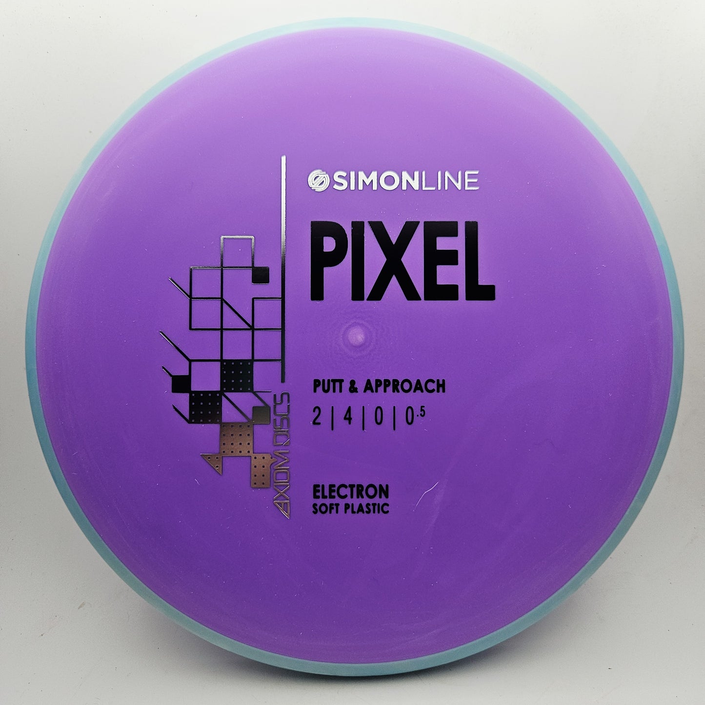 #20539 173g Purple / Teal Electron Soft Pixel