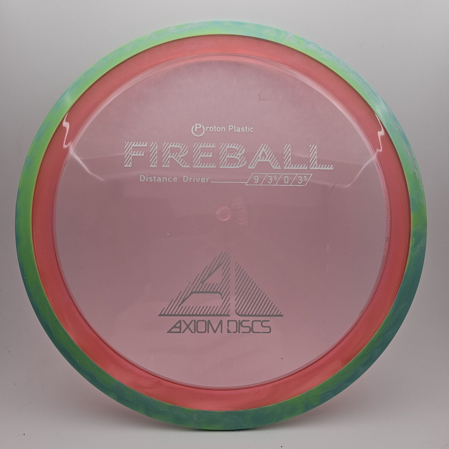 #7123 169g Pink / Teal Swirl Proton Fireball