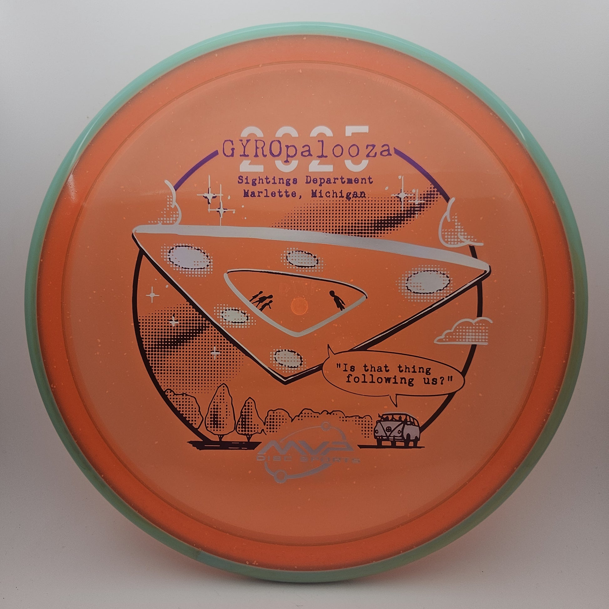 #17194 177g Orange / Teal, Gyropalooza Particle Proton Pyro