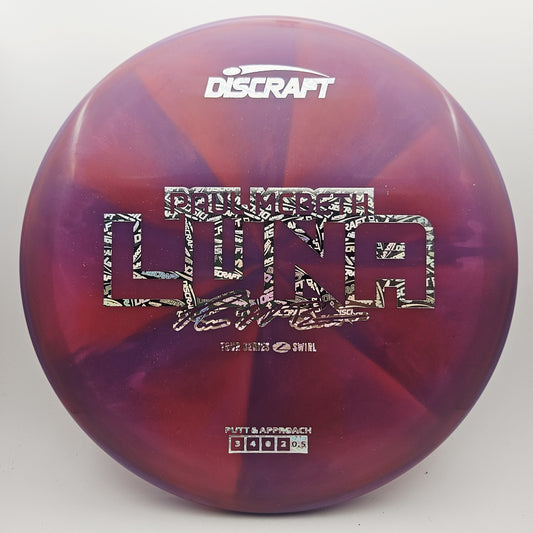 #16201 173-174g Purple, Paul McBeth Tour Series Z Swirl Luna