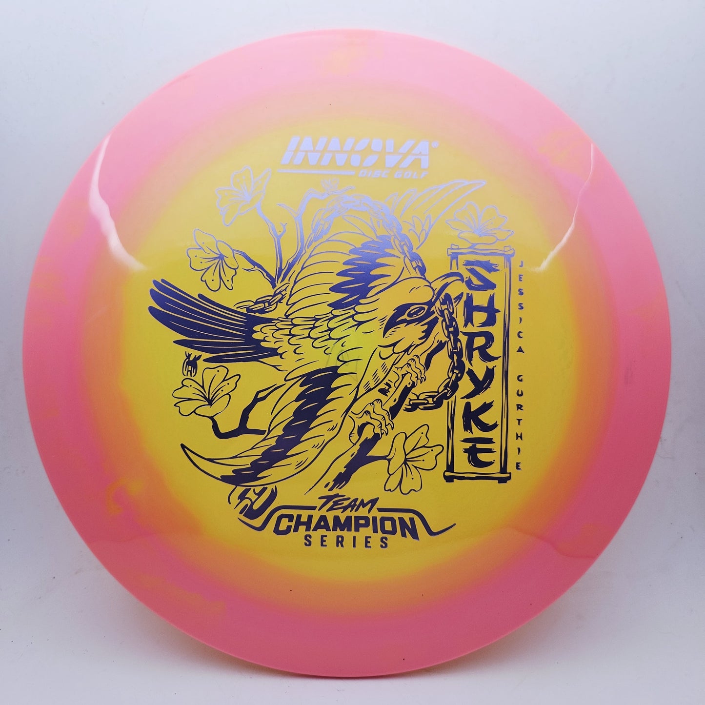 #19313 167g Yellow / Pink, Jessica Gurthie Tour Series Halo Champion Shryke - Jessica Gurthie Tour Series