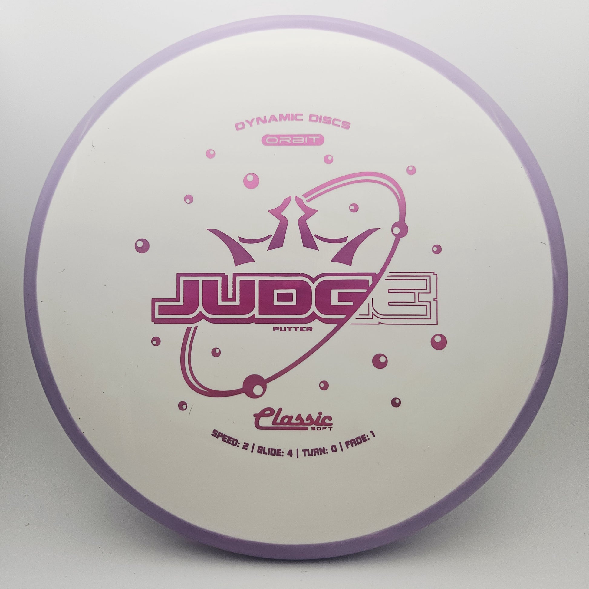 #17396 176g White / Purple Classic Soft Orbit Judge