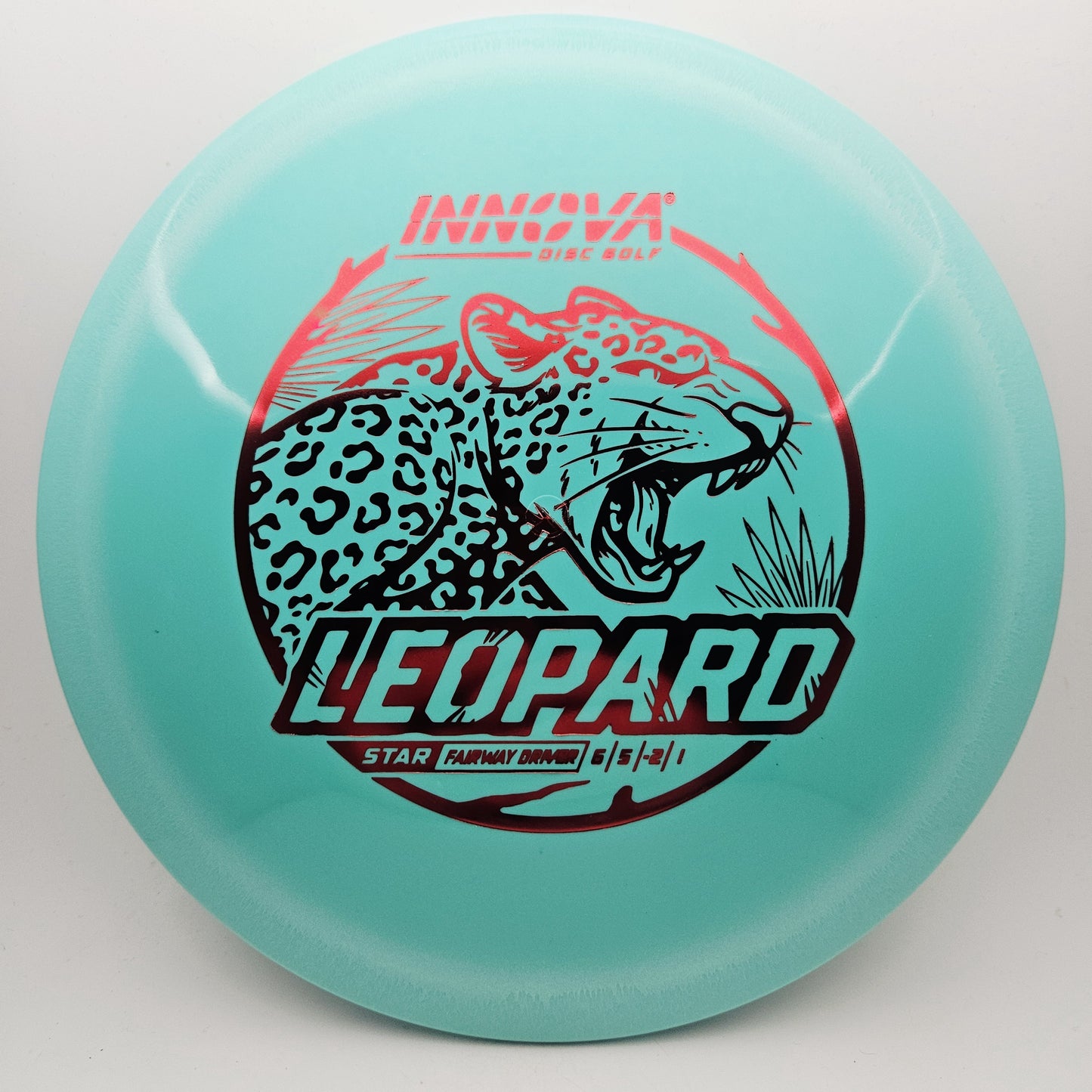 #18300 157g Teal Star Leopard