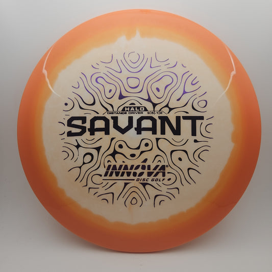 #11464 171g White / Orange Halo Star Savant