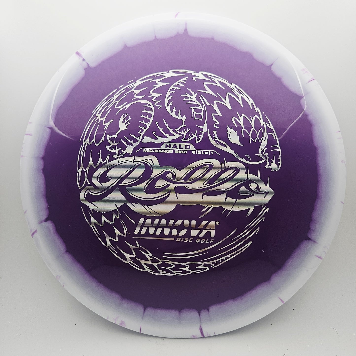 #16720 168g Purple / White Halo Star Rollo
