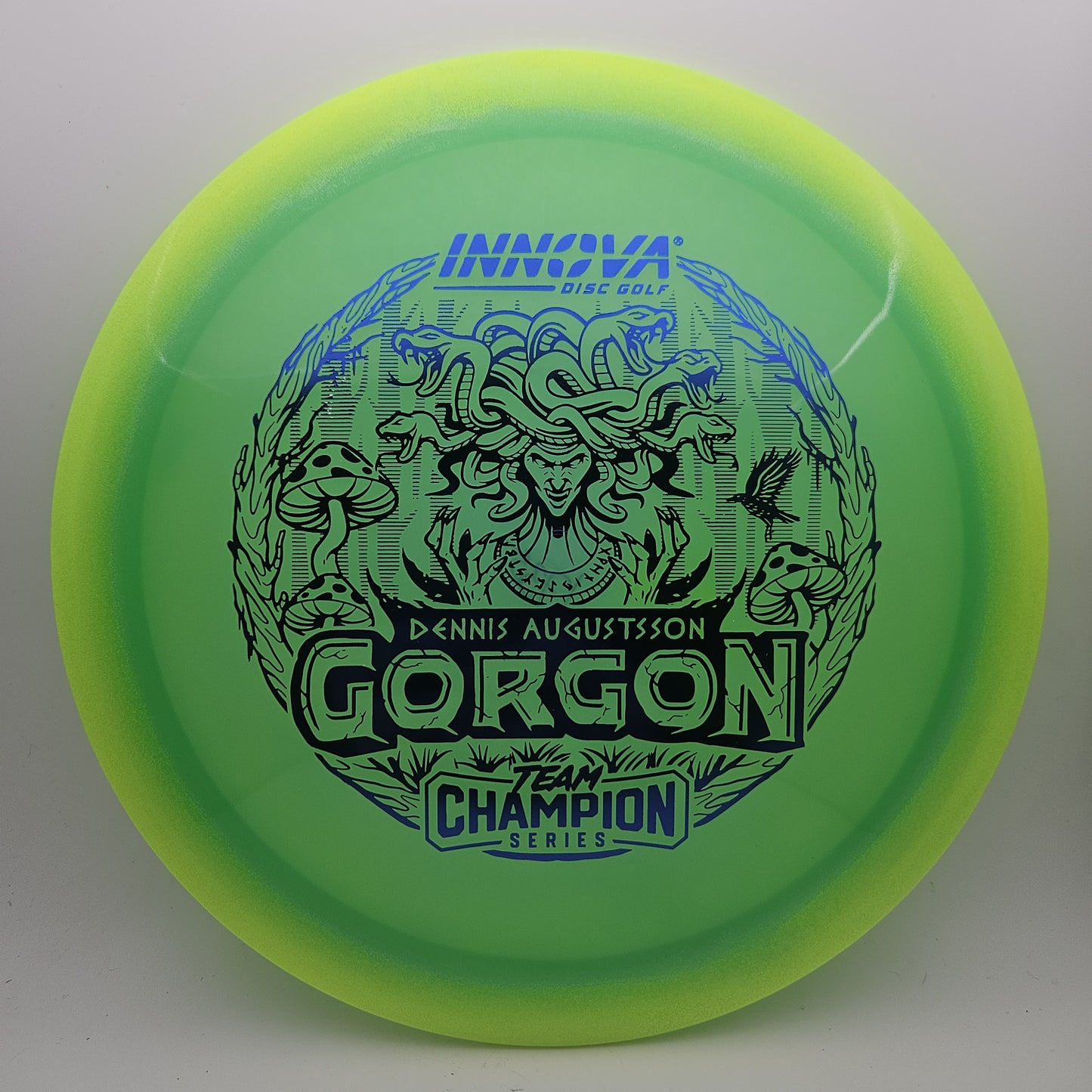 #10505 173-175g Green, Dennis Augustsson Team Series Proto Glow Halo Champion Gorgon